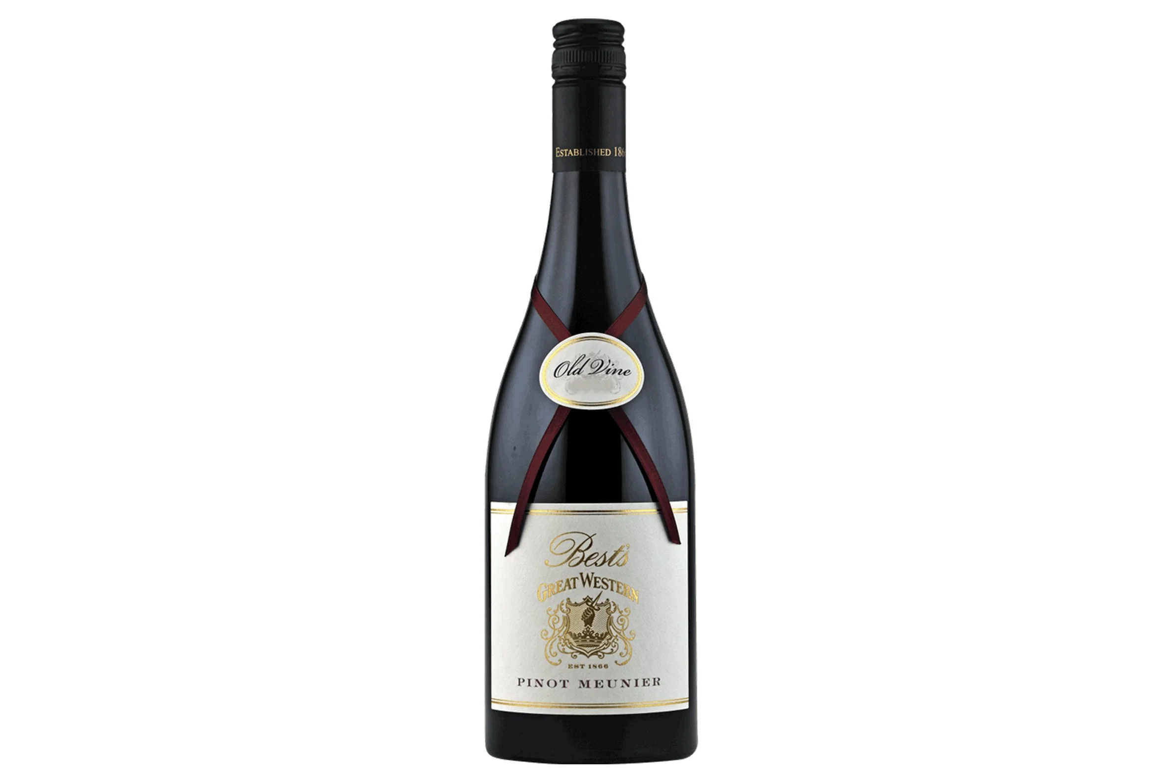 Bottle of Best's Old Vine Pinot Meunier 2023.