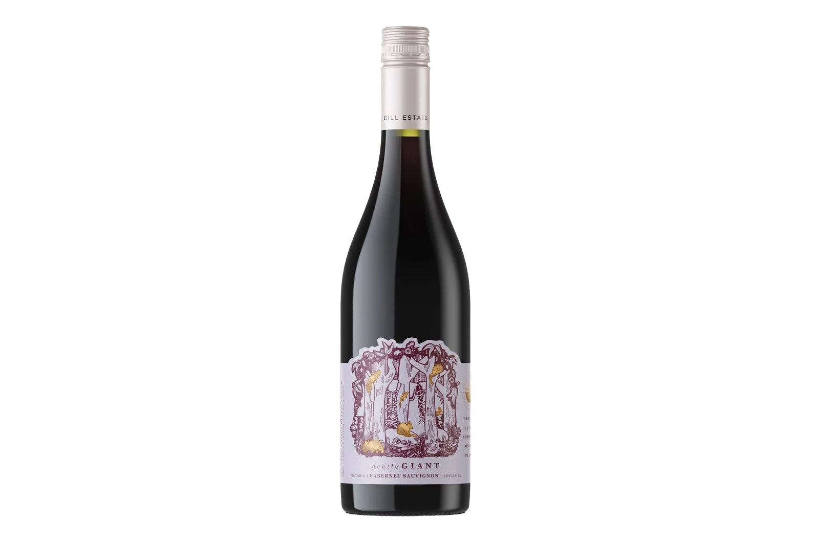 Bottle of Gentle Giant Cabernet Sauvignon 2024.