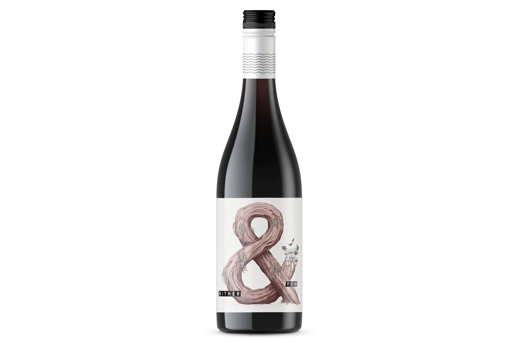 Bottle of Hither & Yon Cabernet Sauvignon 2022.