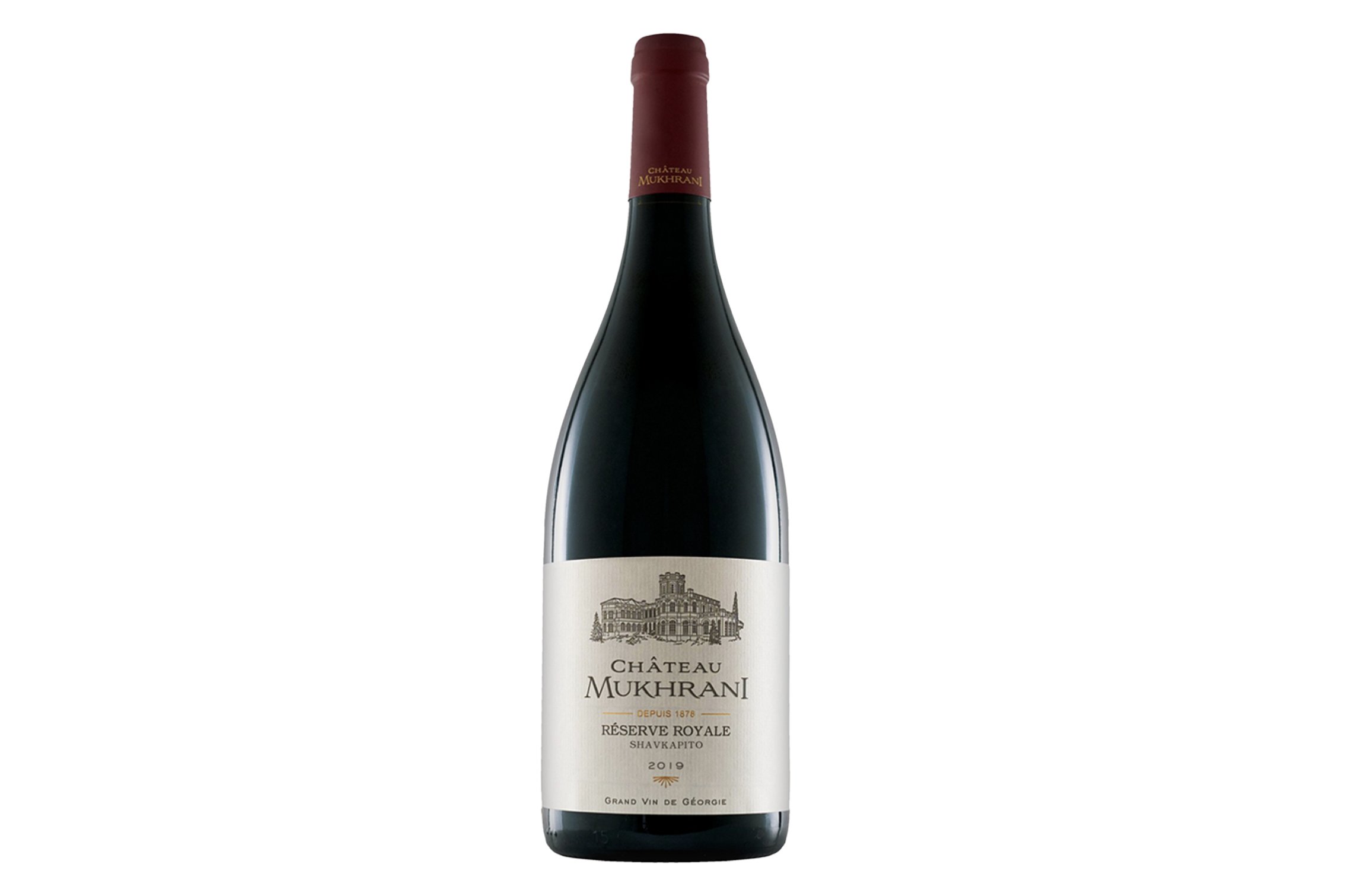 Bottle of Chateau Mukhrani Shavkapito 2022.