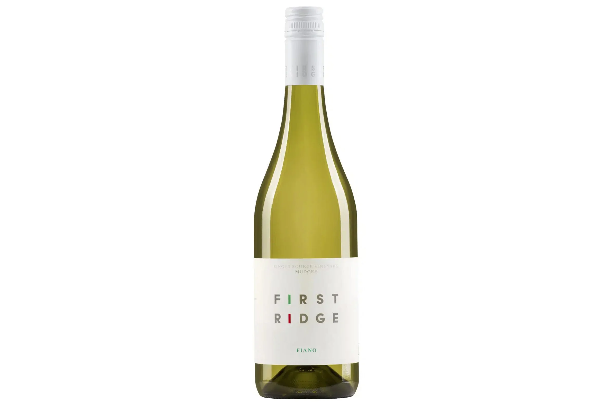 Bottle of First Ridge Fiano 2025.