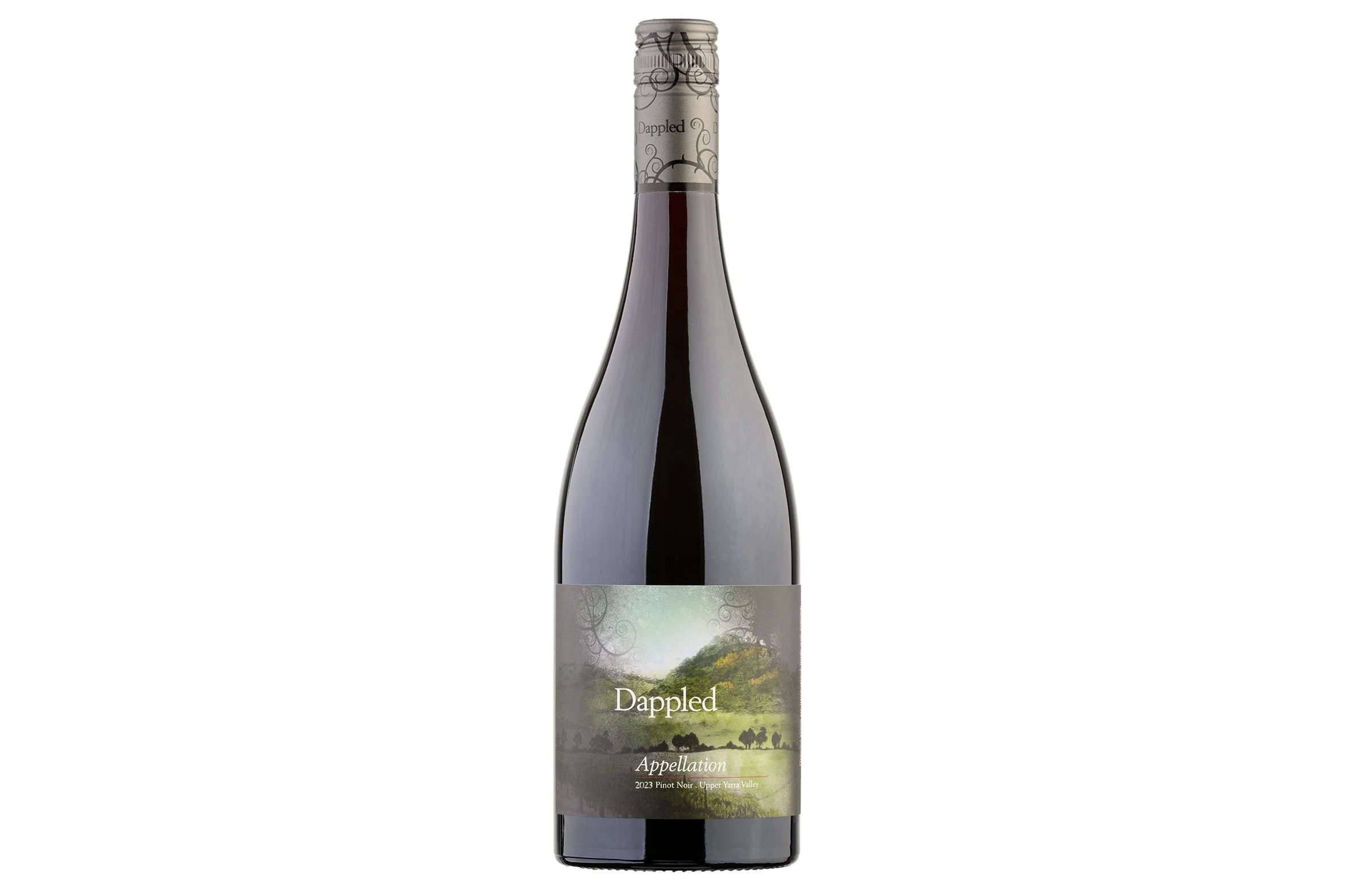 Bottle of Dappled Appellation Pinot Noir 2024.