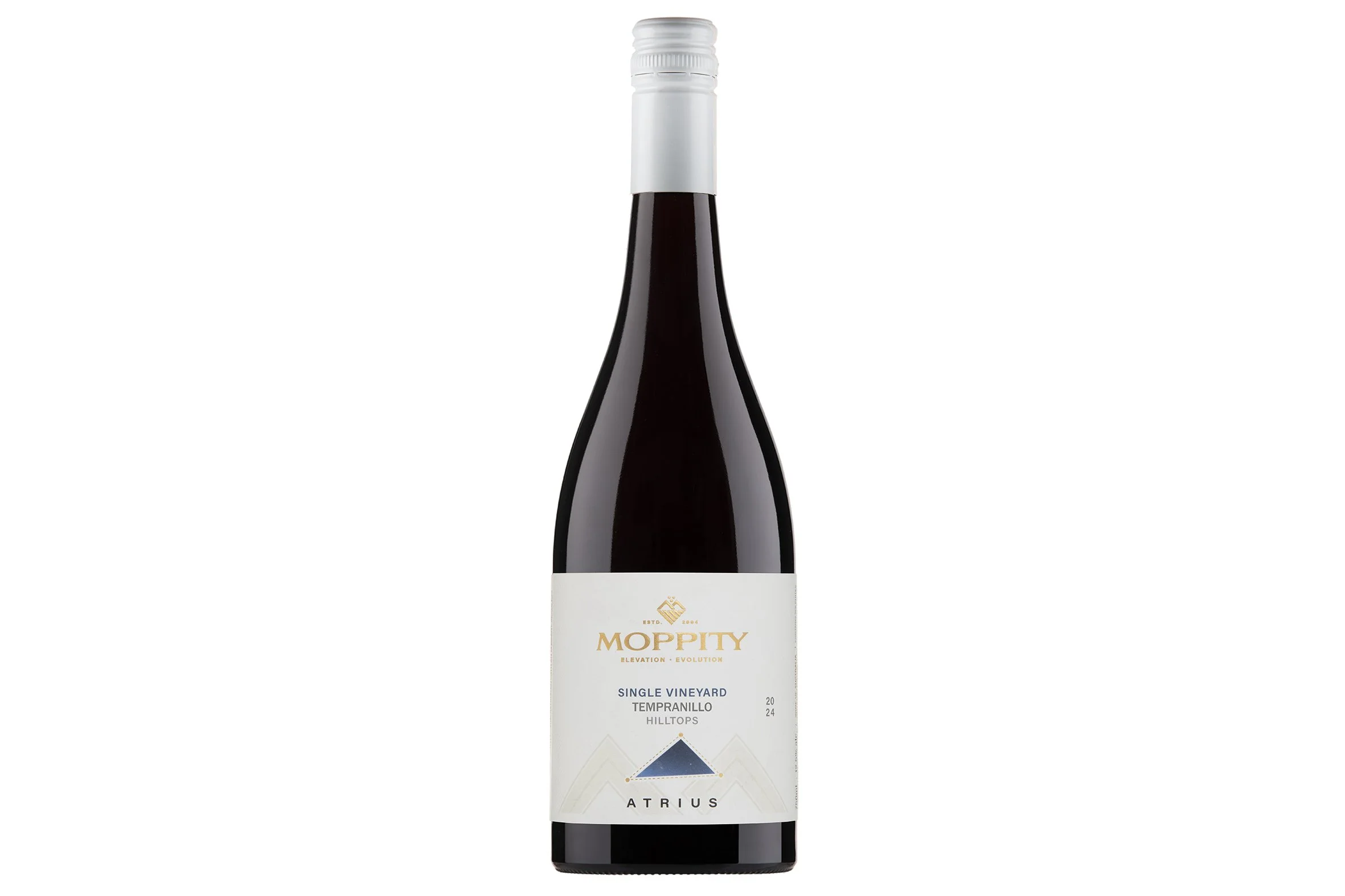 Bottle of Moppity Atrius Tempranillo 2024.