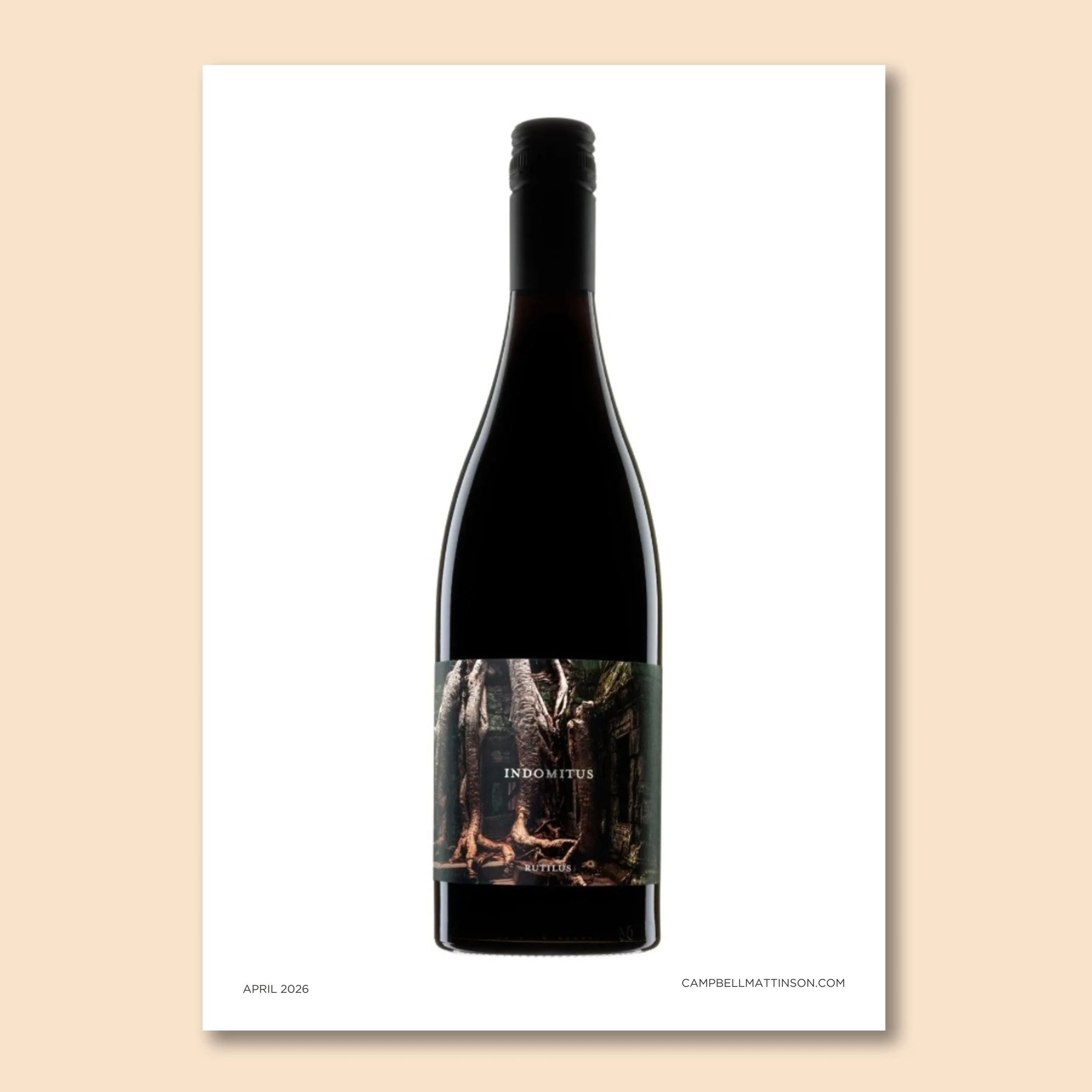 Bottle of Gundog Estate Indomitus Rutilus 2024 on the front cover of Mattinson Magazine.