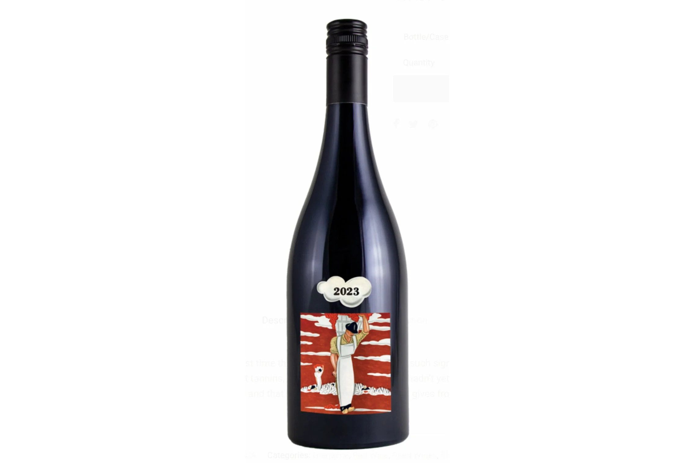 Bottle of Reed Wines Alexia Grenache 2023.