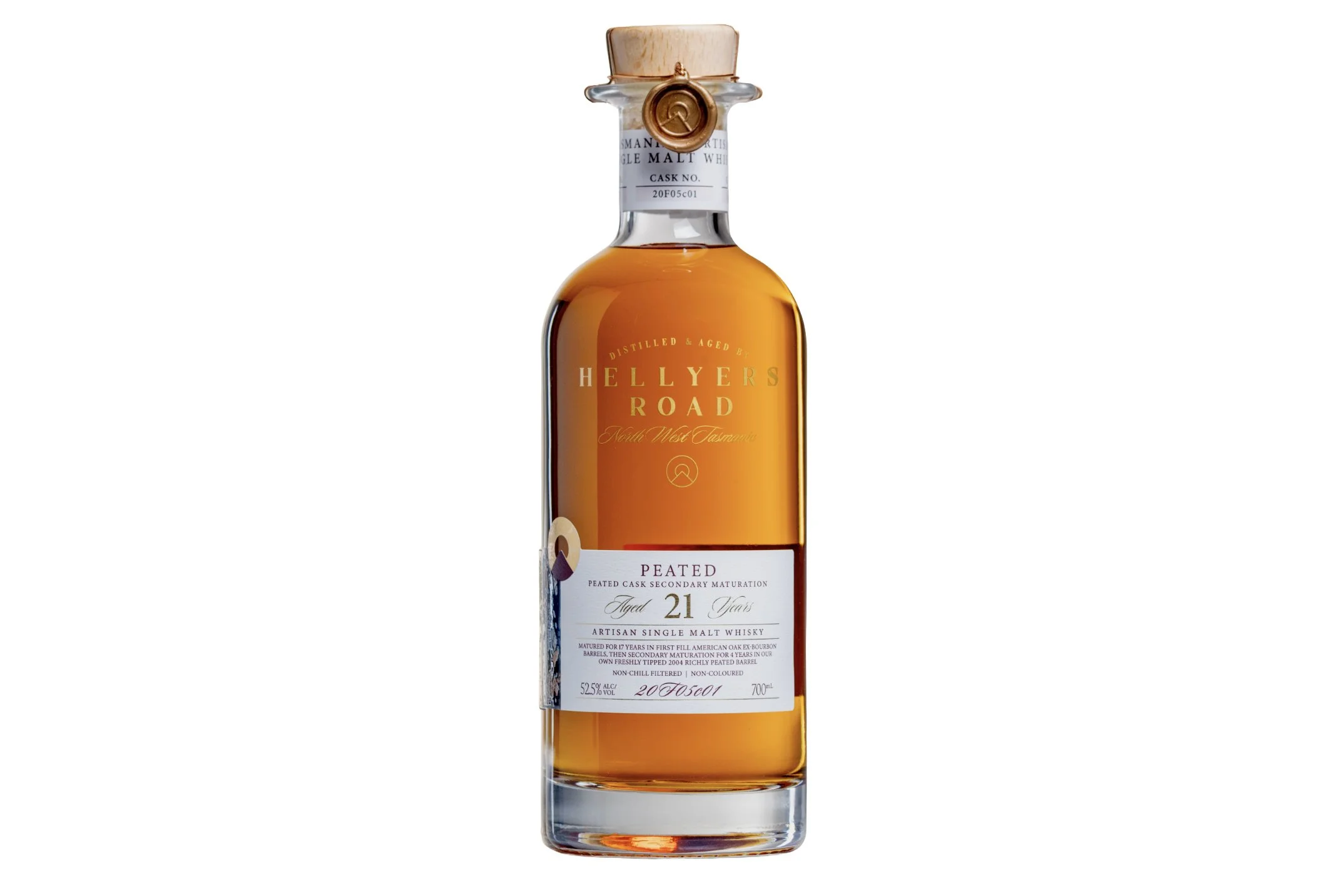 Bottle of Hellyers Road – Anniversary Collection Grain 21 Club Blue Gum.