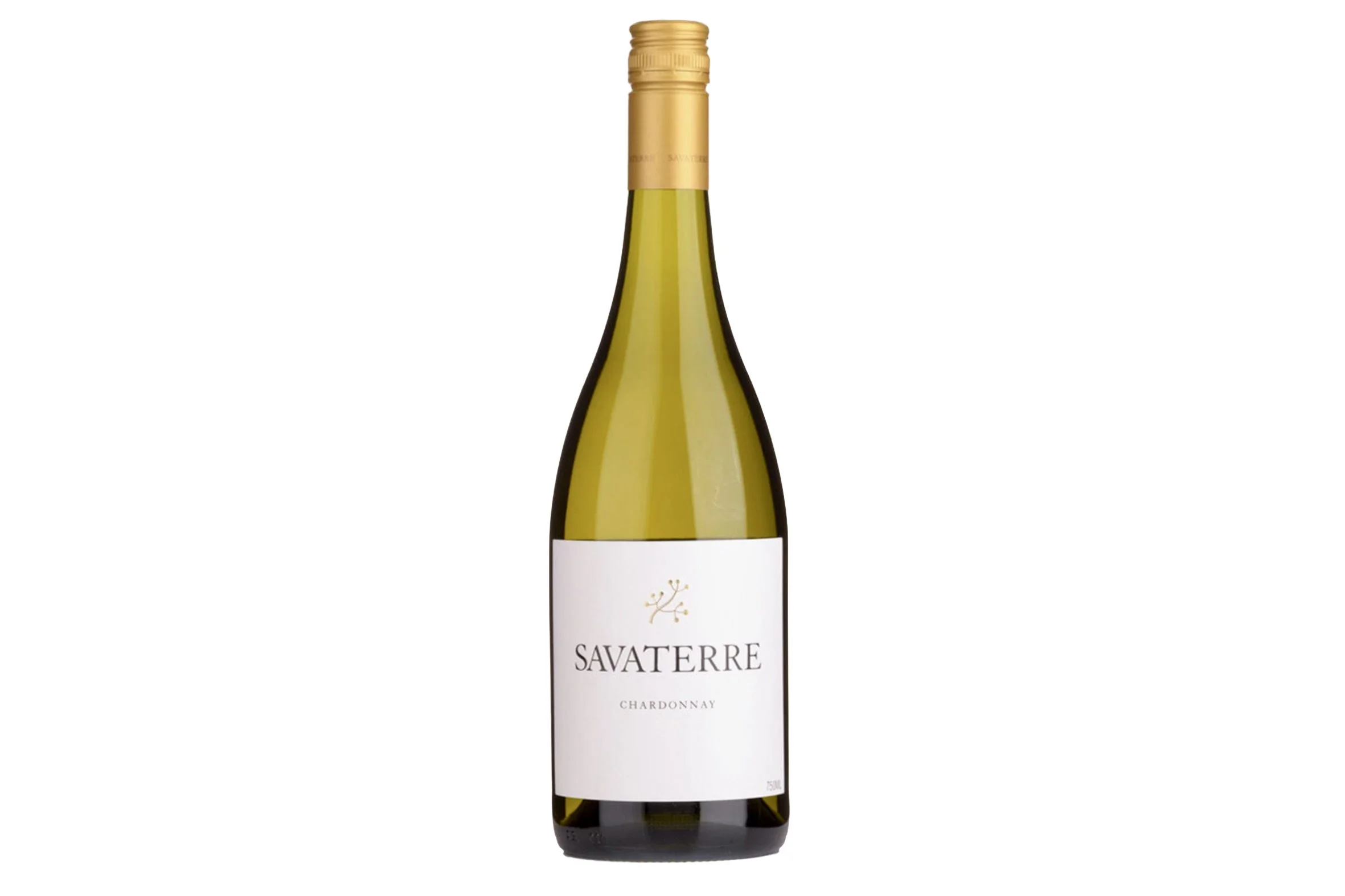 Bottle of Savaterre Chardonnay.