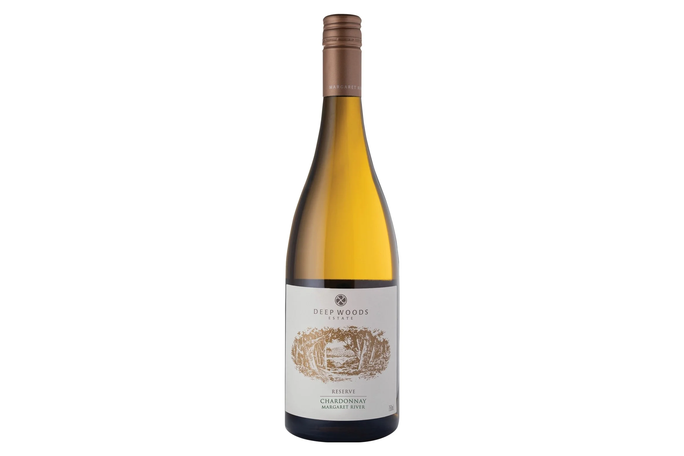 Bottle of Deep Woods Estate The Reserve Chardonnay 2025.