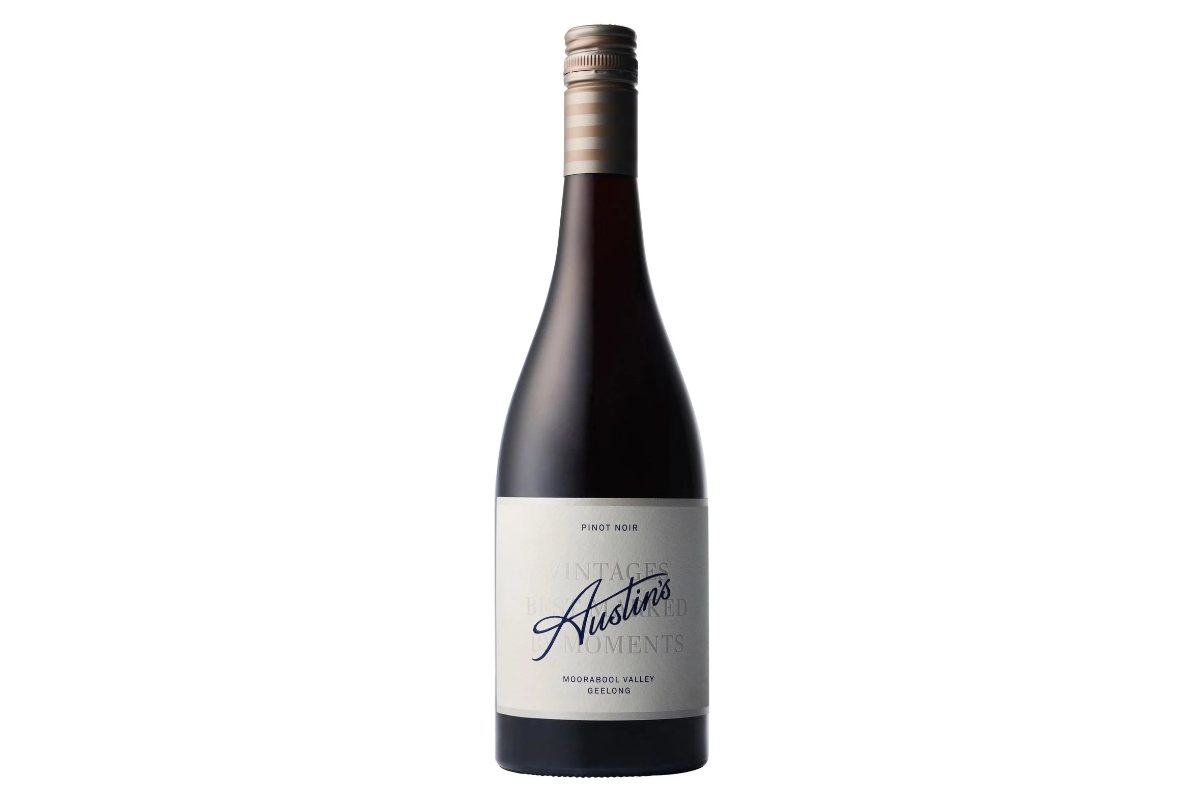 Bottle of Austin’s Pinot Noir 2024.