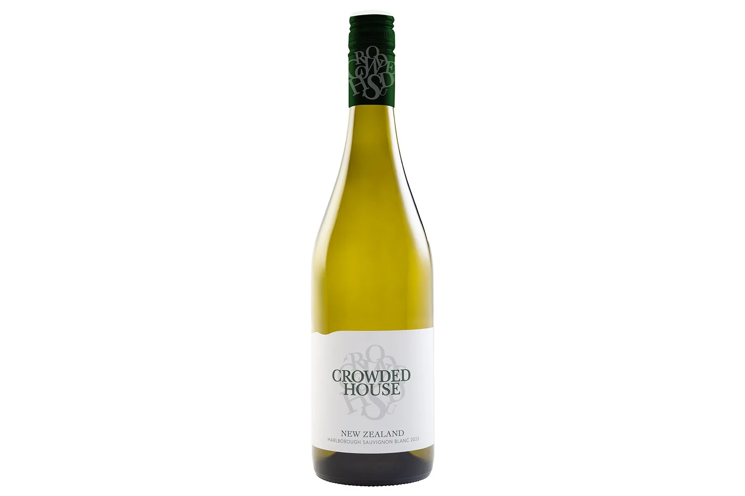 Bottle of Crowded House Sauvignon Blanc 2023.