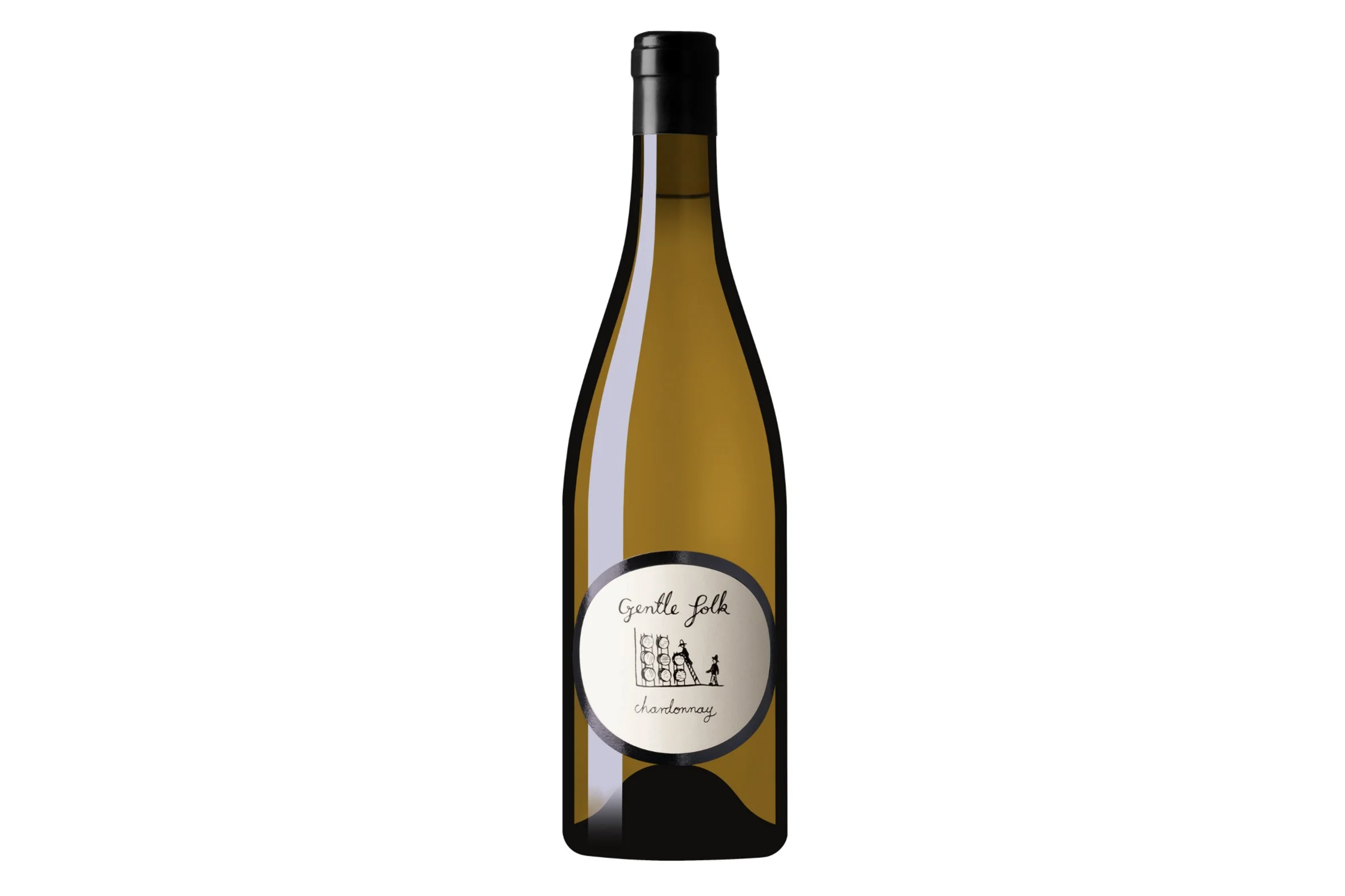 Bottle of Gentle Folk Adelaide Hills Chardonnay 2025.