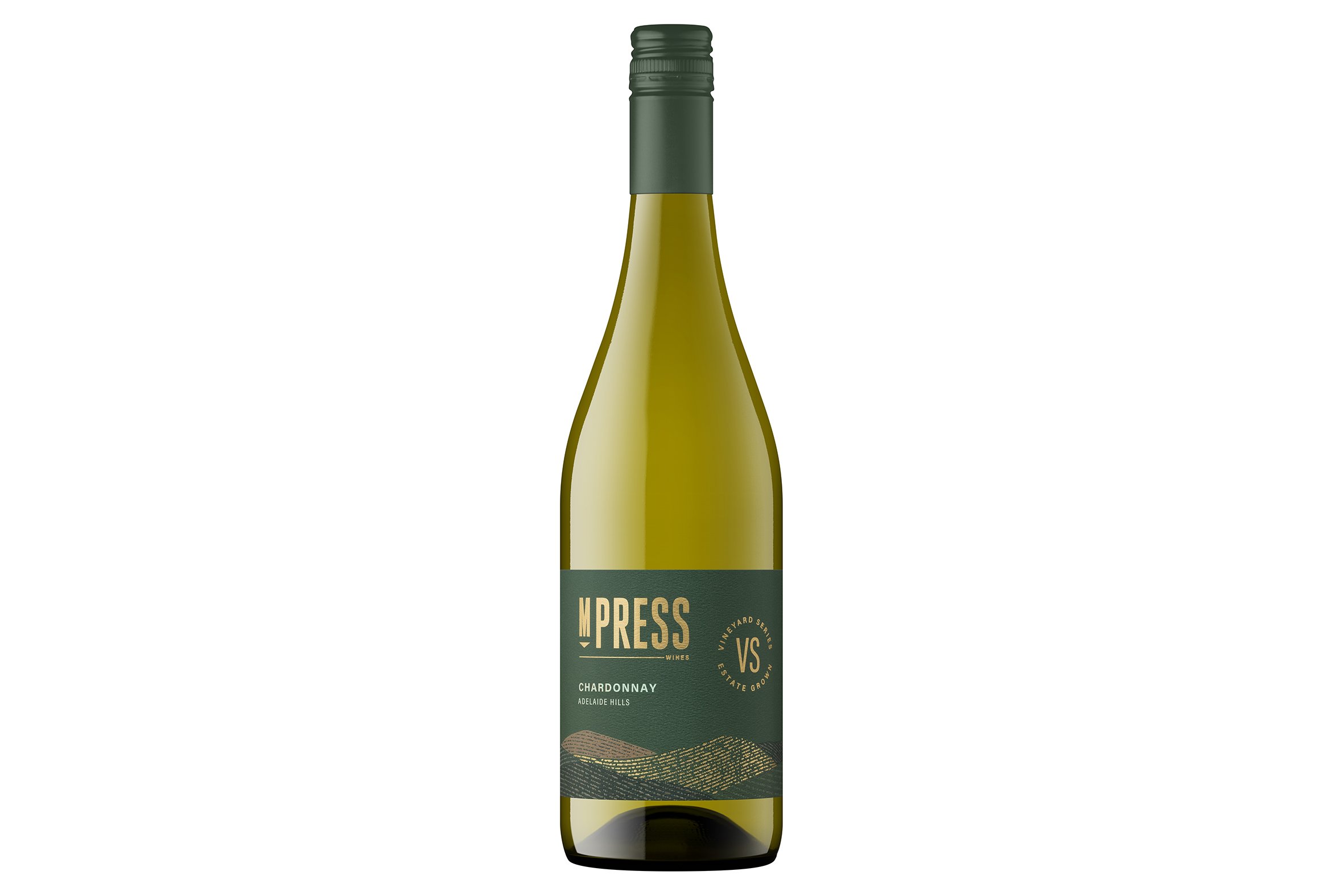Bottle of Mike Press Wines Chardonnay 2025.