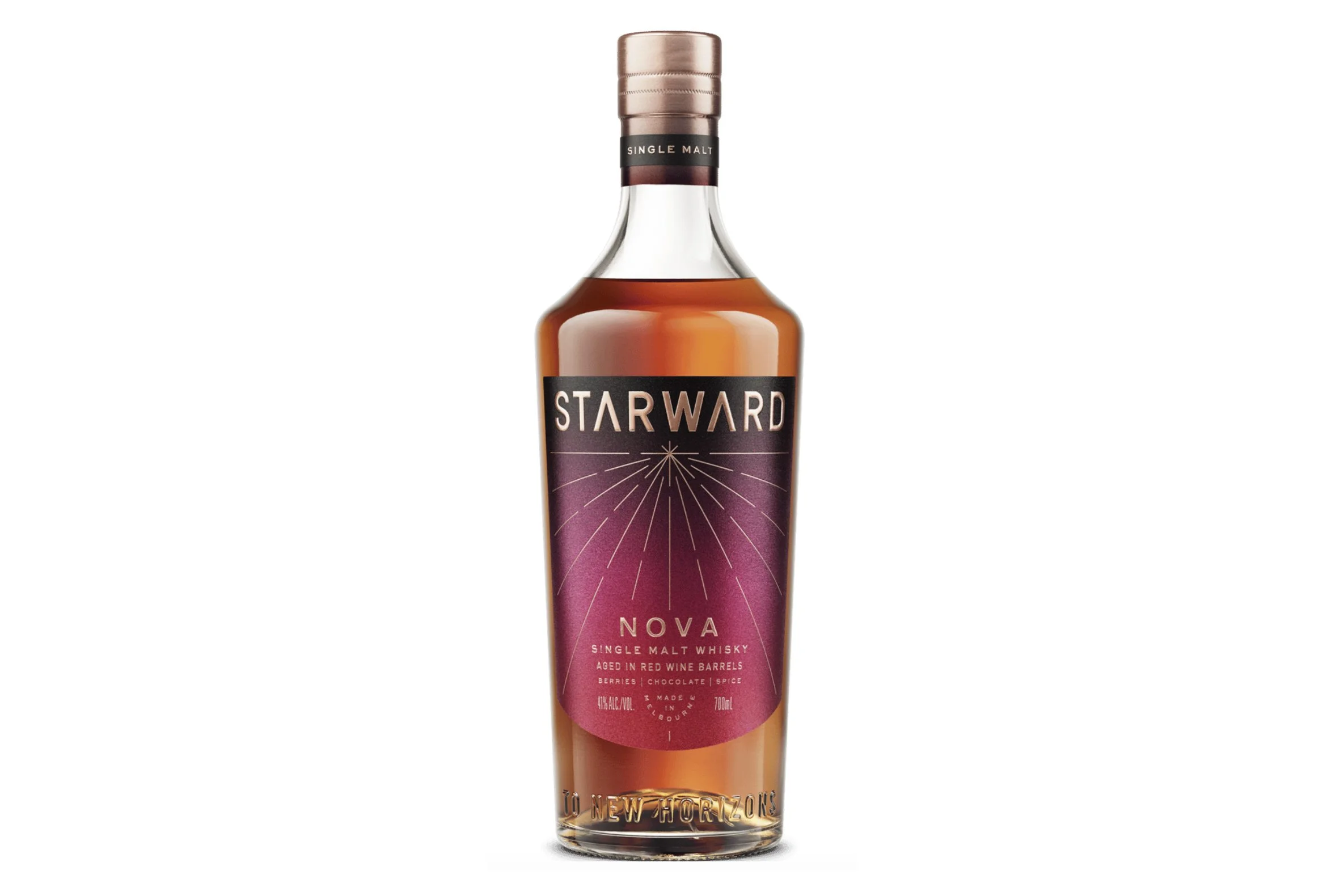 Bottle of Starward Nova.