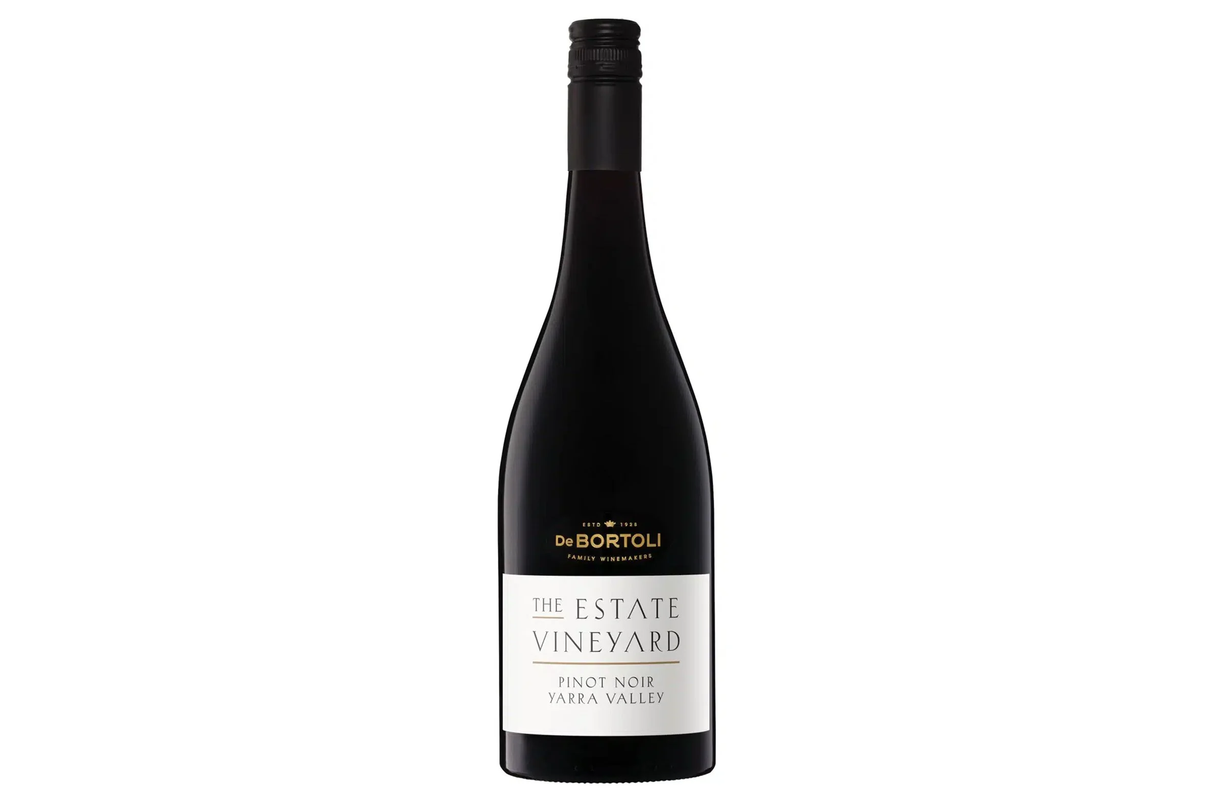 Bottle of De Bortoli The Estate Vineyard Pinot Noir 2025.