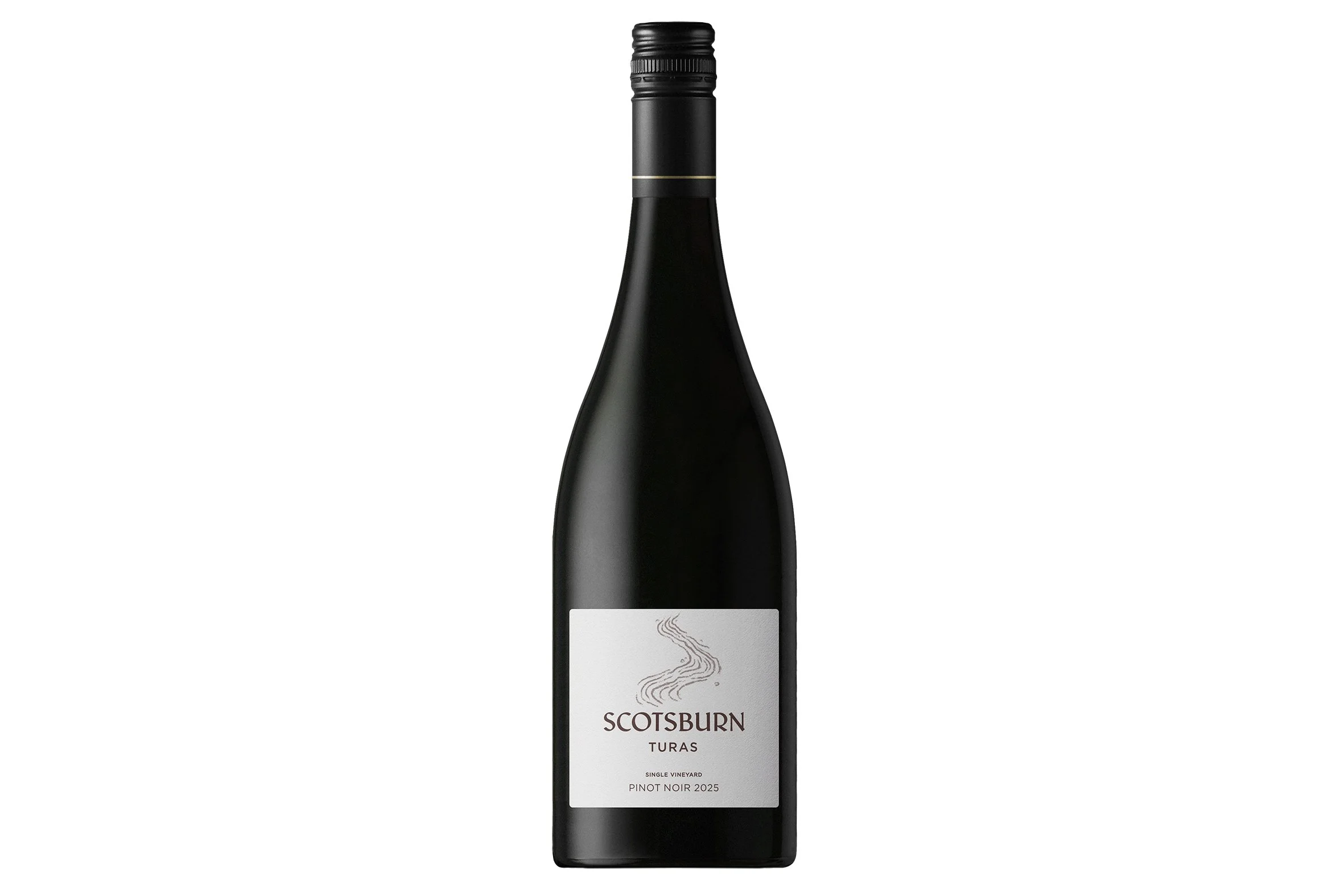 Bottle of Scotsburn Turas Pinot Noir 2025.