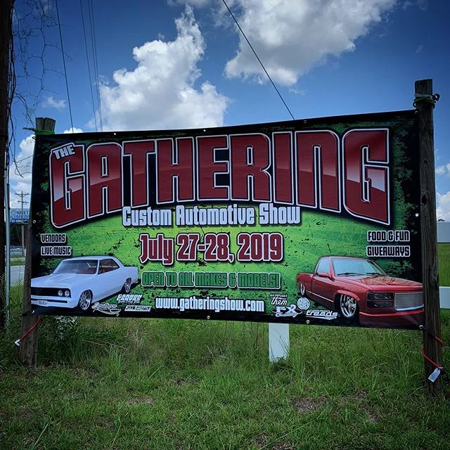 The Gathering Show is coming! Are you? @the_gathering_show @carbon_canvas_design @commontreadsmagazine #thegatheringshow #thegatheringshow2019 #carshows #truckshows #southcarolina #sc #cayce #cars #trucks #minitrucks #hotrods #ratrod #ratrods #bagged #custom