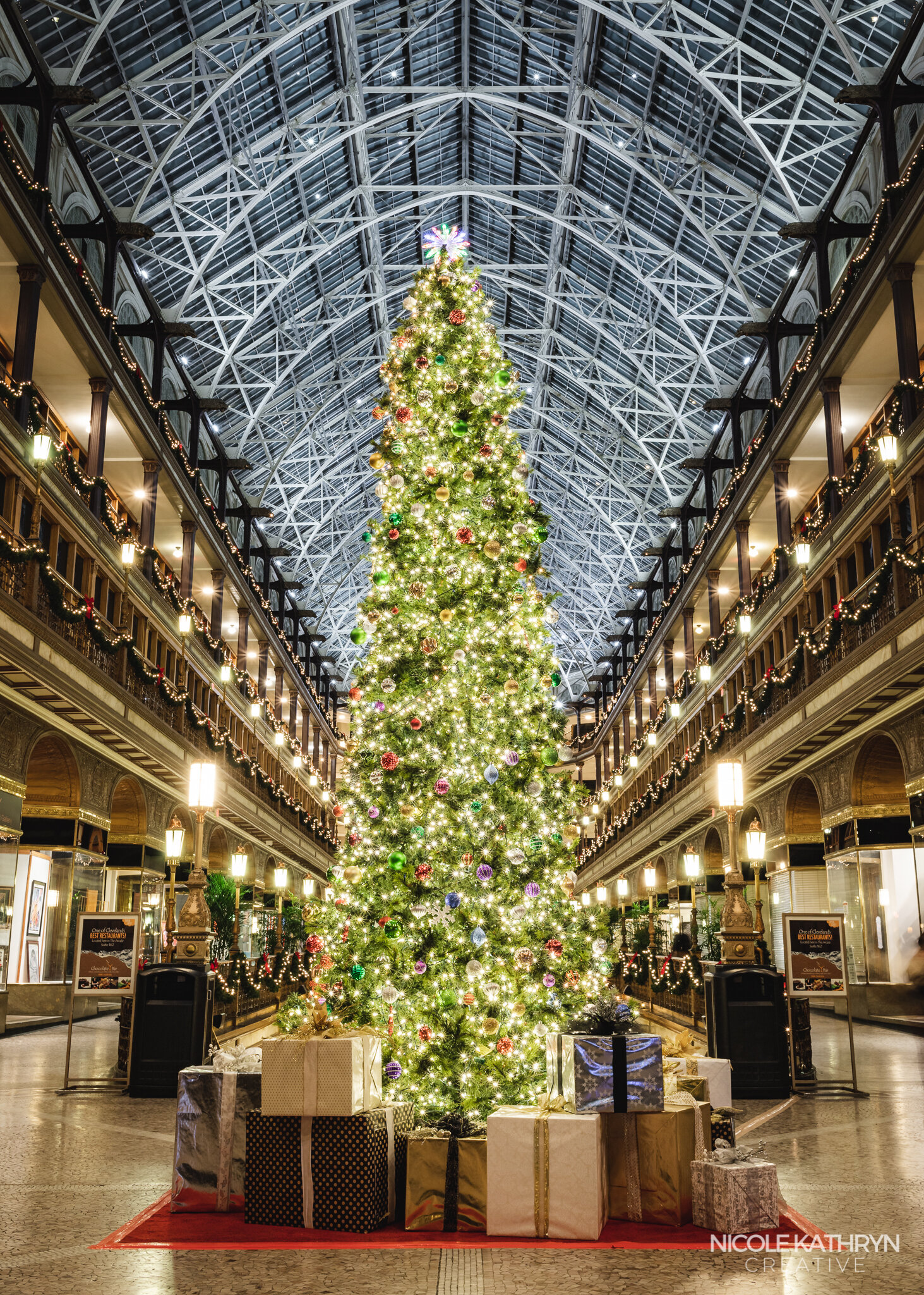 Cleveland Arcade Christmas 5x7 Watermark.jpg