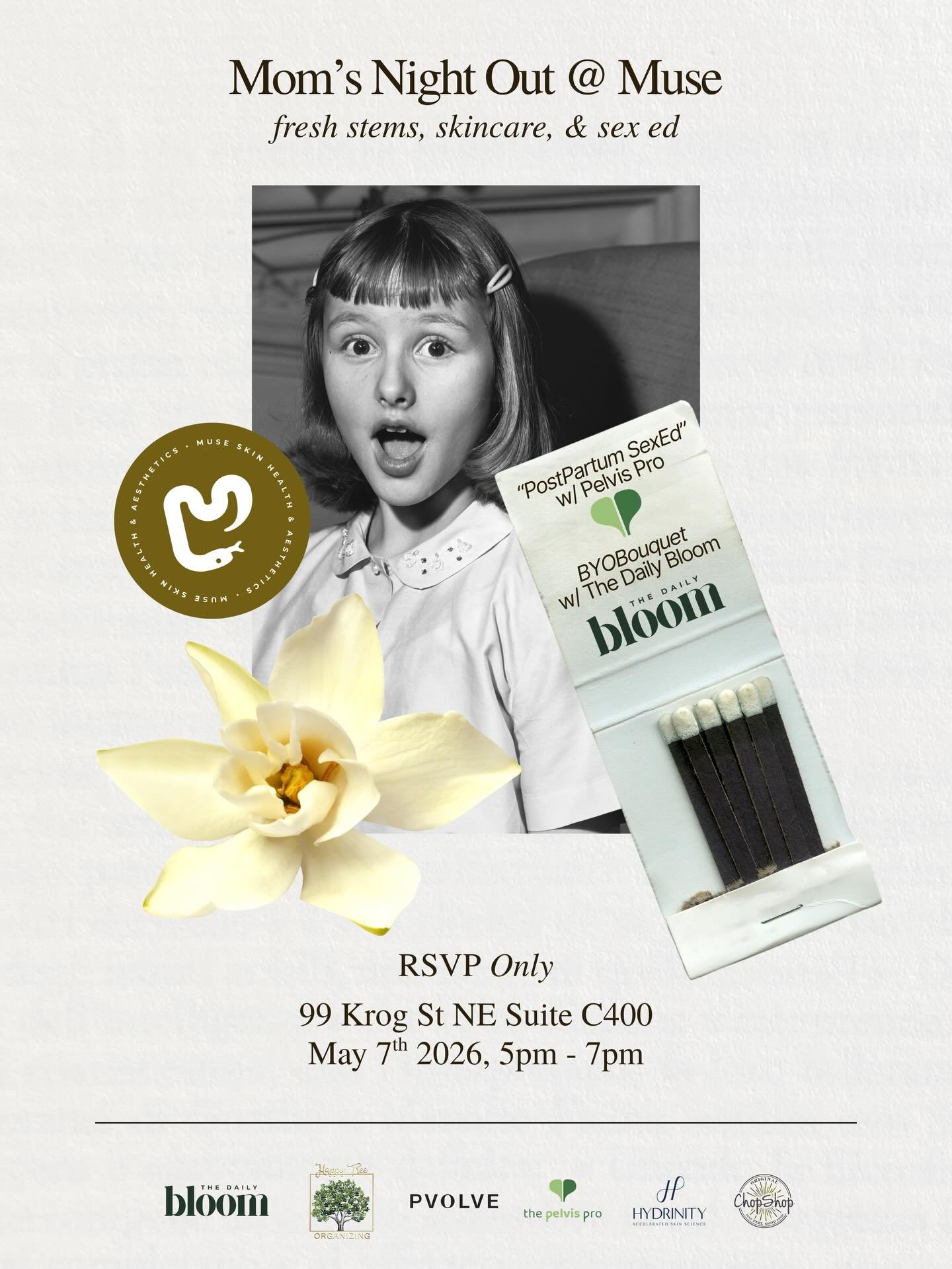 Save the date 😉 

link in bio! 

@muse_atl 
@dailybloomatl