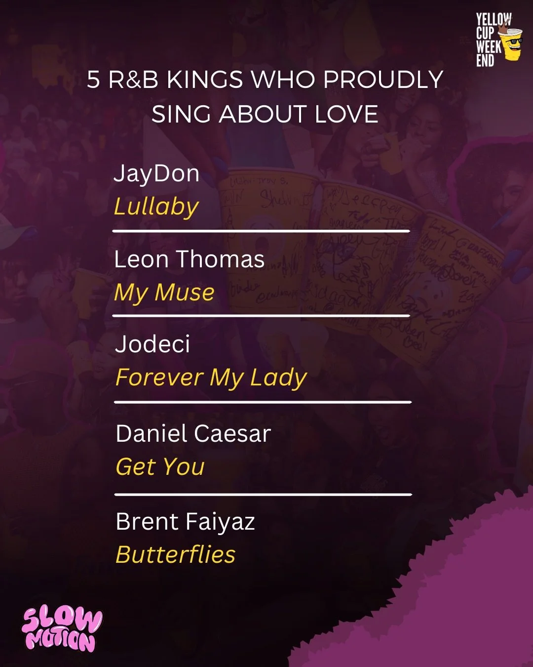 The Fellas be in love! Name a song that says &ldquo;I dont play about you&rdquo;