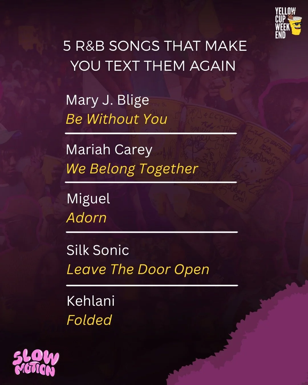 You said you were done.
You meant it too.

Then this song came on.

We understand lol 

Which one got you folding?