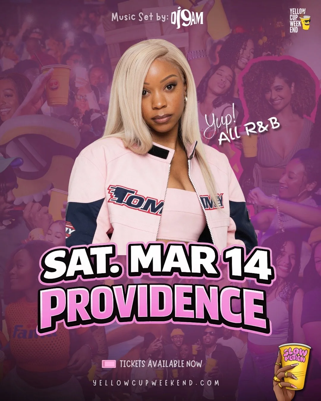 So hyped to have  @dj9am coming to Providence! She&rsquo;s simply that girl!! 💛💛 Vibes and talent unmatched! We will be singing our hearts out. 

This night is going be something special 
March 14! - All R&amp;B

For the R&amp;B lovers- You can wat