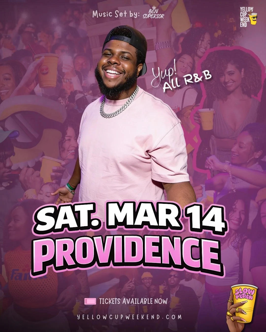 Known for super smooth blends @bensuperiorofficial Is back... and Slow Motion is about to make our group chats a little more active 

He said he has a surprise in his bag 

See you soon!