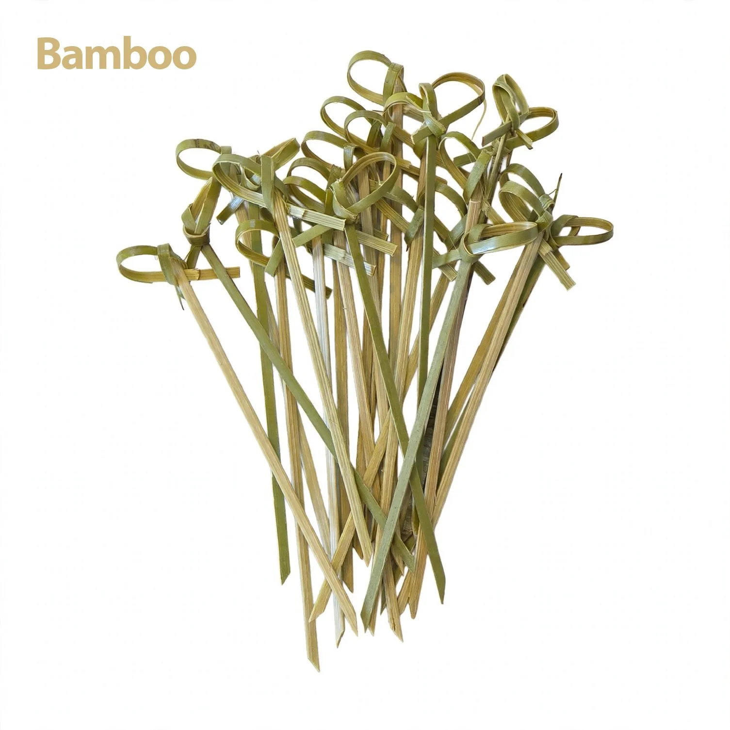 Bamboo Knot Skewers 4.33" 5000 Per Case