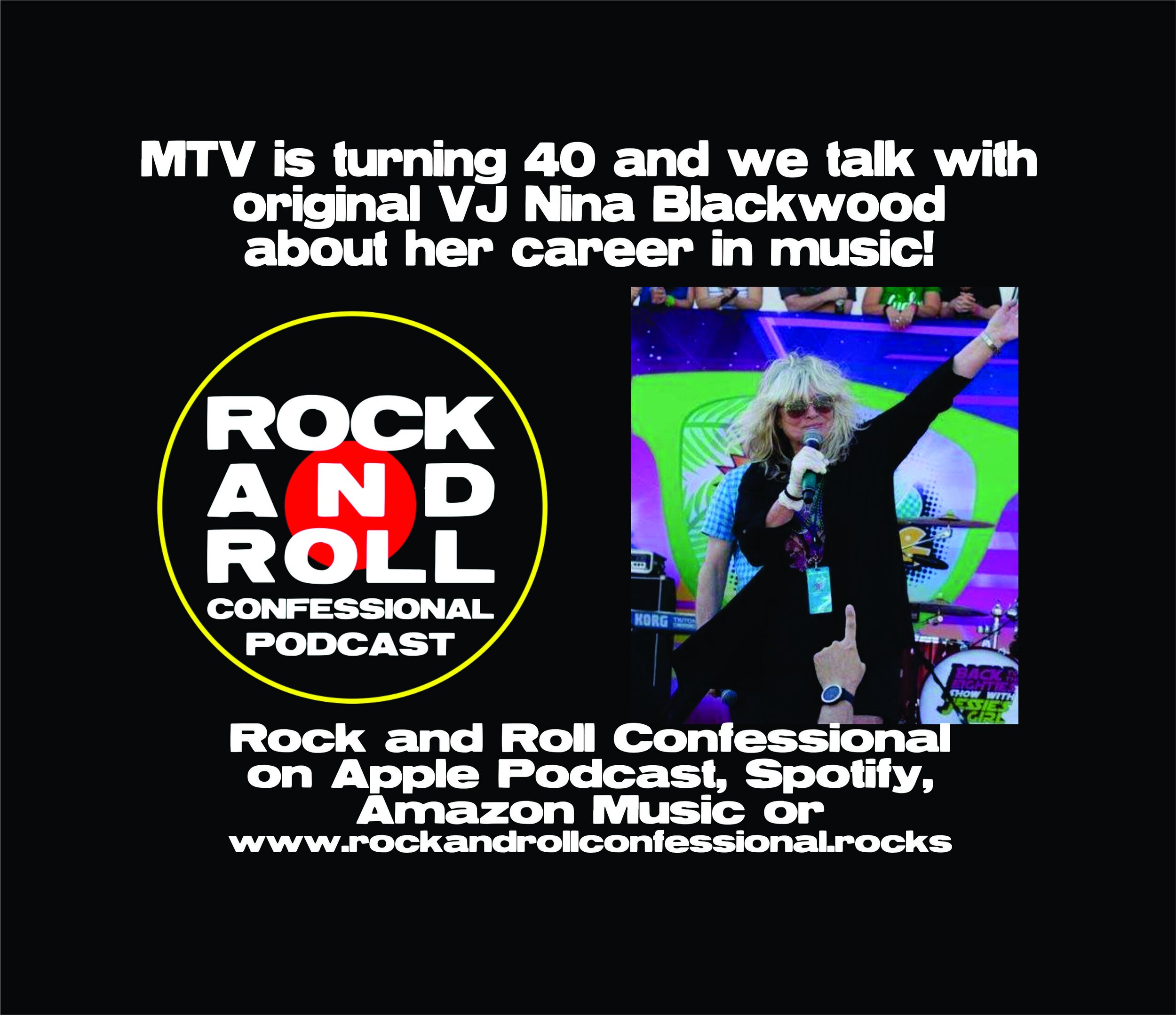 02-20 Nina Blackwood, original VJ from MTV talks about her career as the ne...
