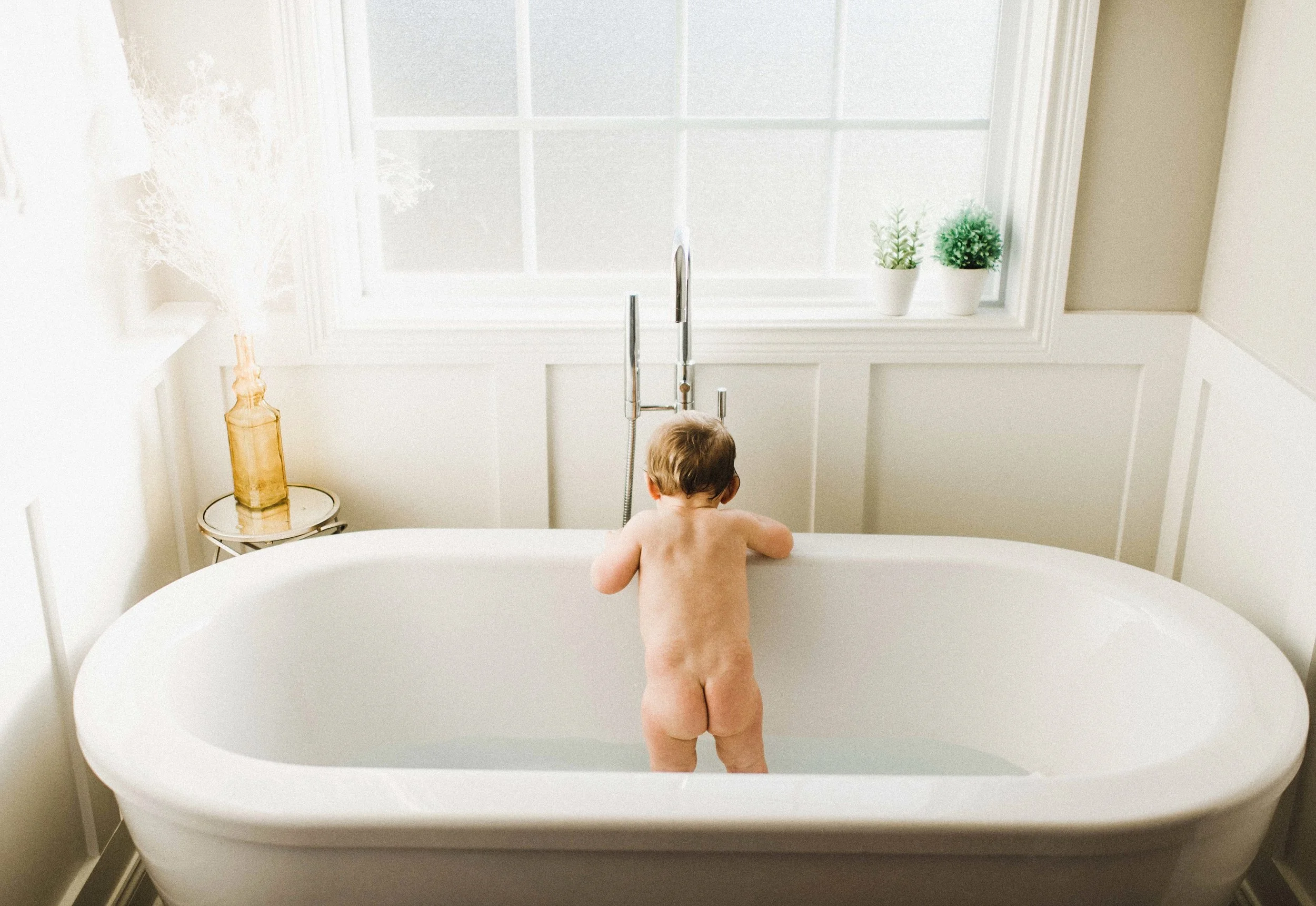 Bath Time with Ansel 