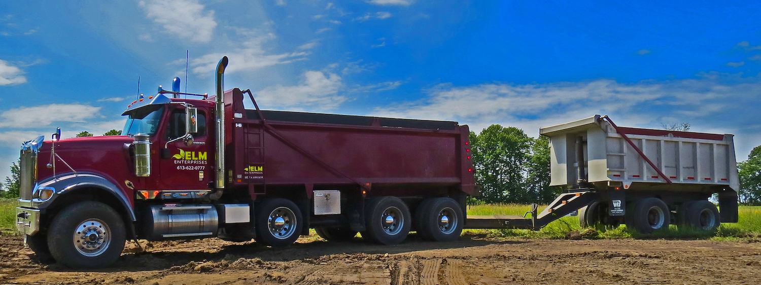 TRI-AXLE DUMP TRUCK AND PUP