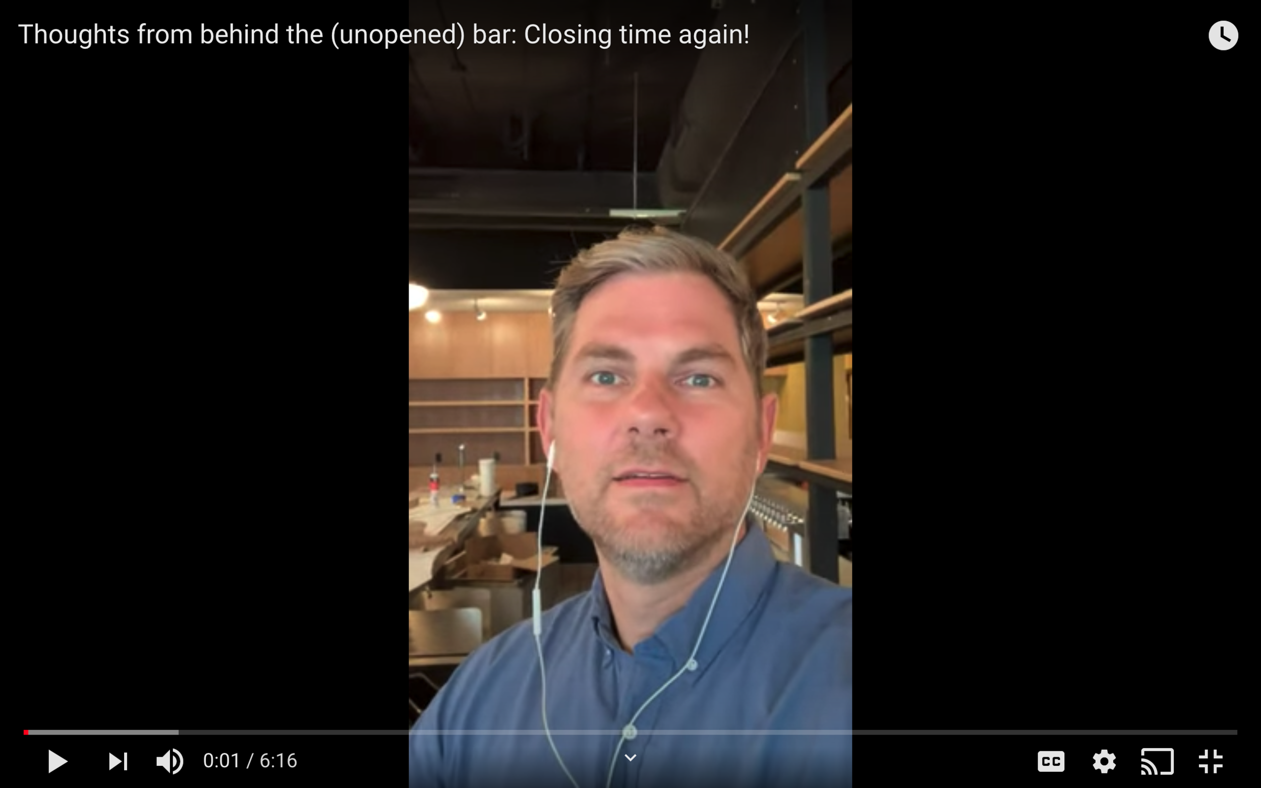 Video Blog:  Closing Time Again!