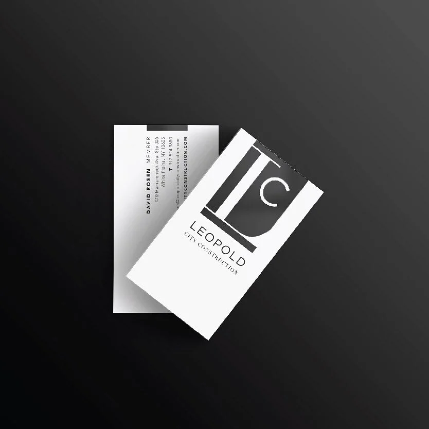 A new and sleek brand identity for high-end construction company based in NY - @leopoldconstruction .
.
.
.
#businesscards #logodesign #woodhausstudio #construction #design #marketingdesign #marketingtips #smallbusiness #graphicdesign #designstudio #
