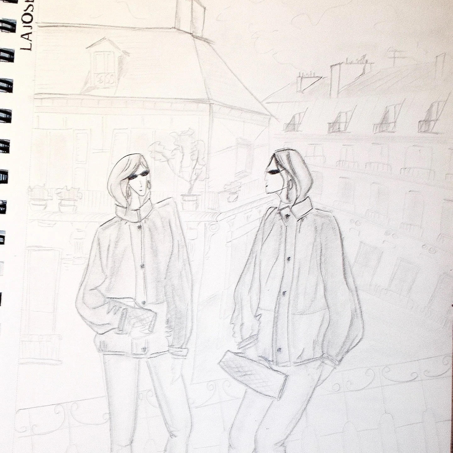 #LaJosette Friday sketch 🪭☁️

Shop linked in bio&hellip;