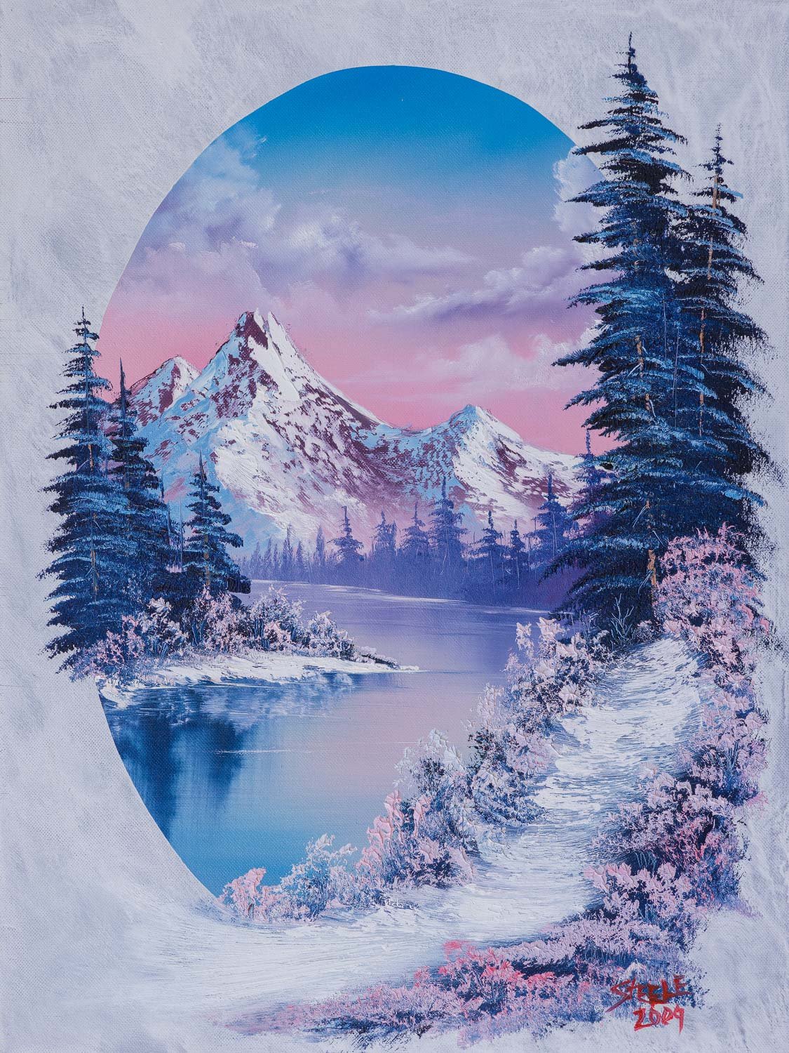 Winter Paradise Oval