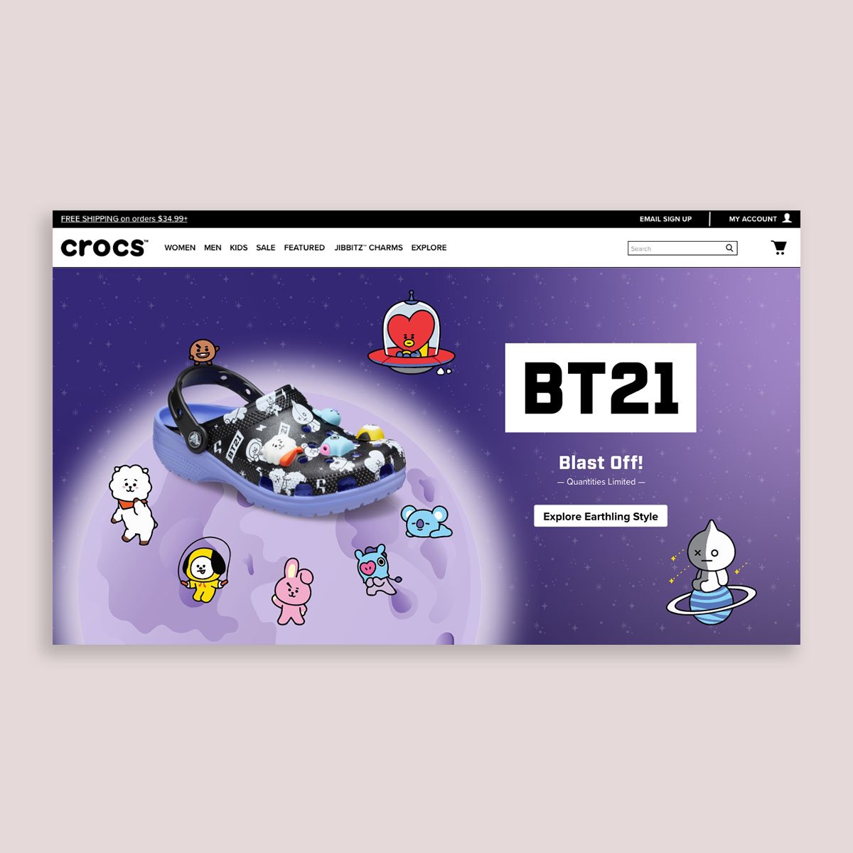 BT21 x Crocs Campaign Concept