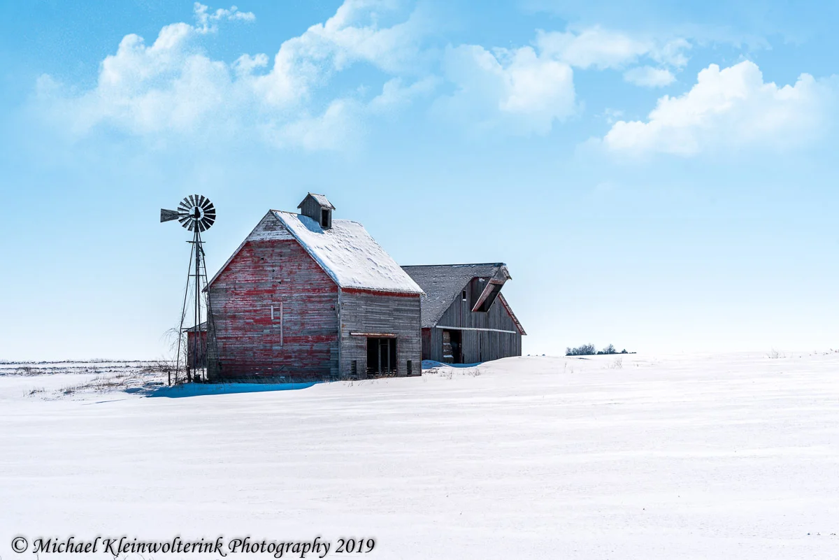 D750 - February Chill &amp; Snow at Templeton Barn