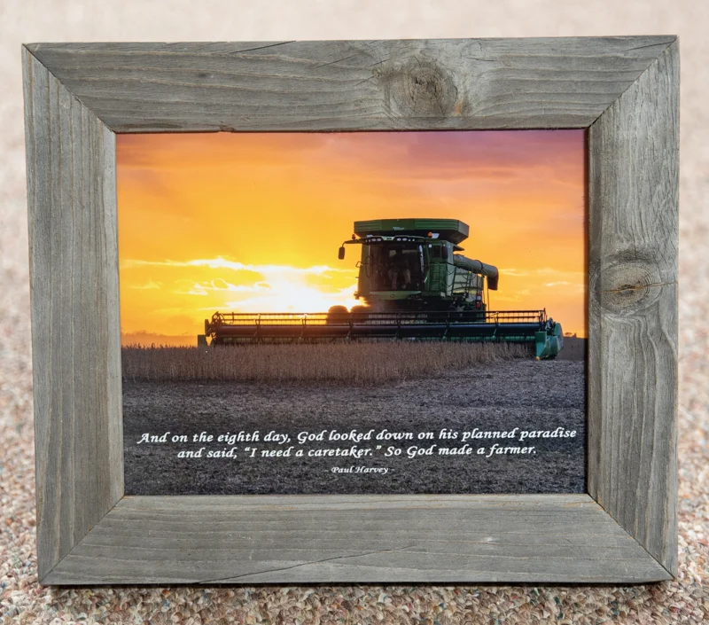 New Products - Desktop Plaques &amp;  JD  S Series Combine Paul Harvey Framed Print