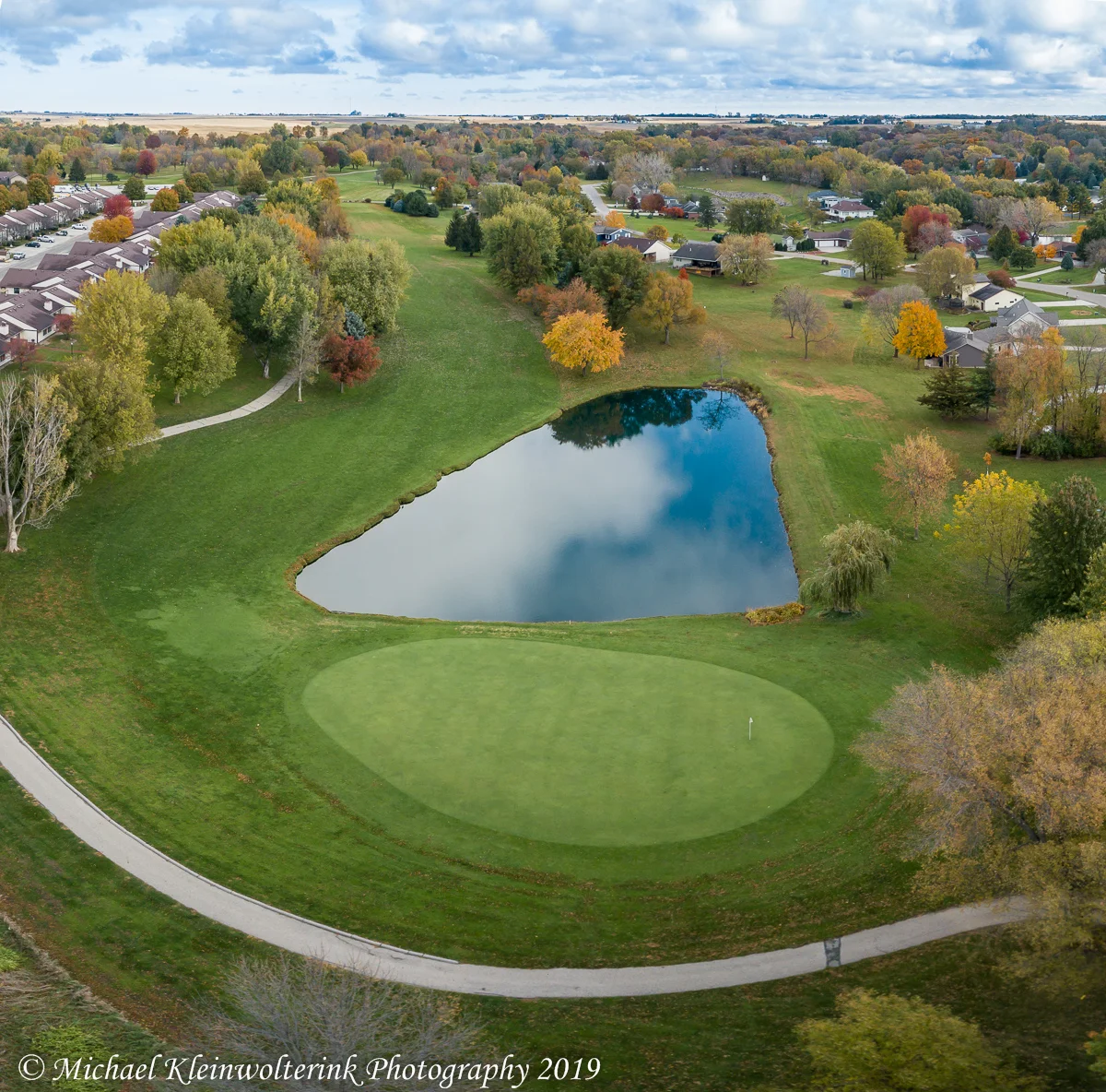 Mavic Pro - Fall Colors from Lake Panorama