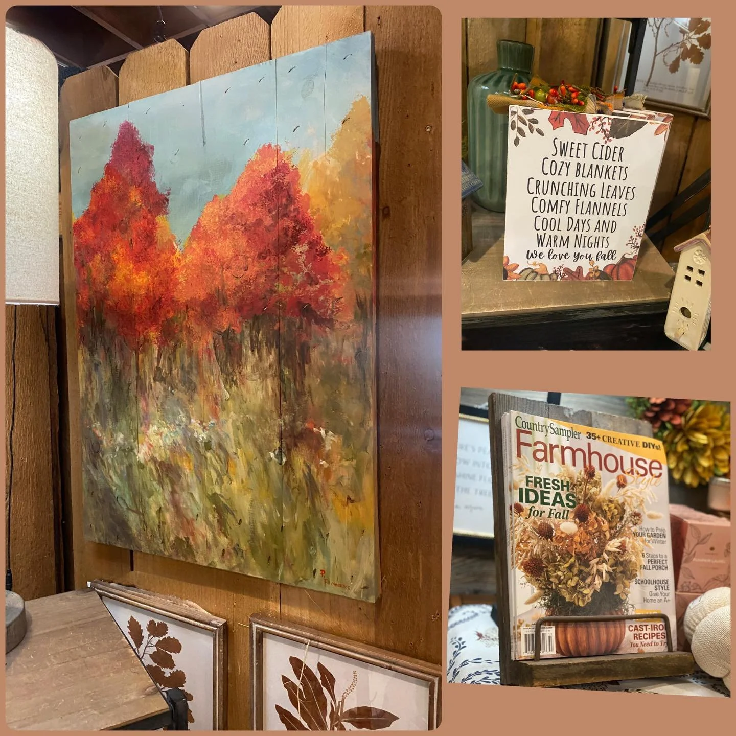 Big - Small and everything in between #Handpainted #ArtisanMade  #FoundItInTheBarn #shoplocalmn 🍂

Barn Hours:
Monday - Saturday 10am-5pm 
Wednesday 10am-7pm 
Sunday 12pm-4pm