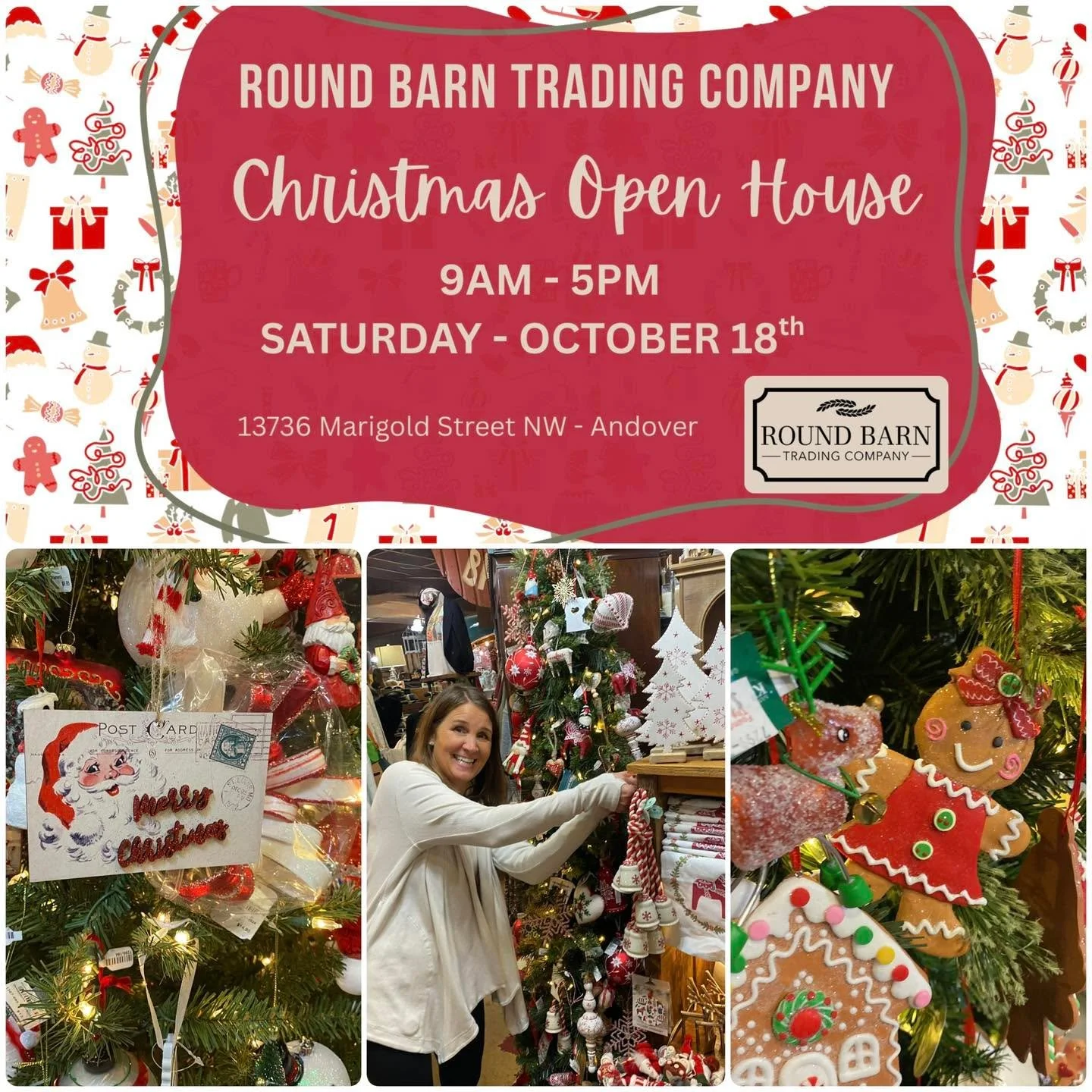 this S A T U R D A Y 🎄🧑&zwj;🎄 9am -5pm 
You won&rsquo;t want to miss the most magical day of the year - we&rsquo;re opening at 9am to give everyone a little more time in The Barn.
