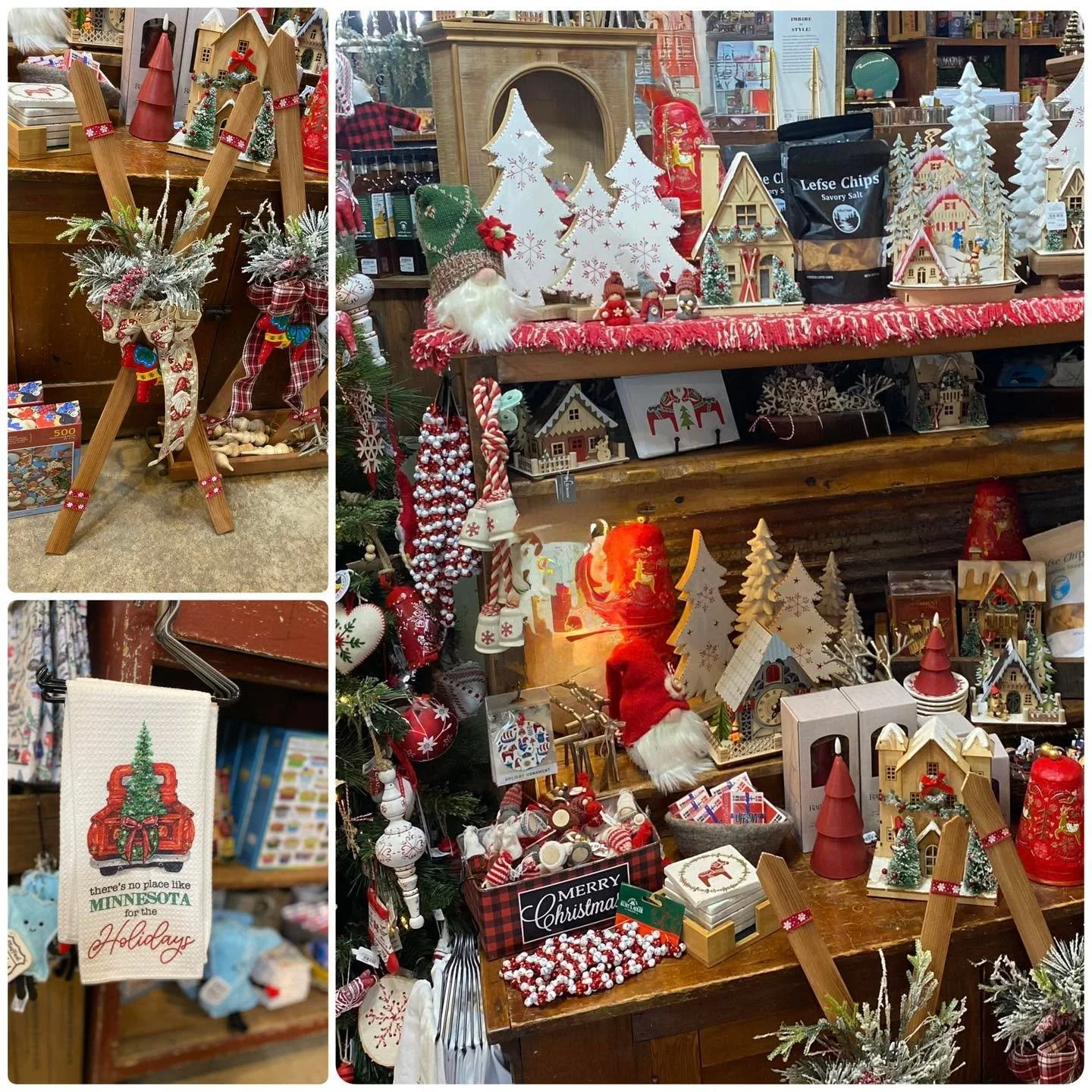 🇩🇰 🇸🇪 🇳🇴 our MN section of The Barn is full of Scandinavian charm. We&rsquo;re not just about Christmas, we have found ways to celebrate MN winter. 

The Dala horse remains a beloved emblem across Minnesota &mdash; you&rsquo;ll spot it on signs