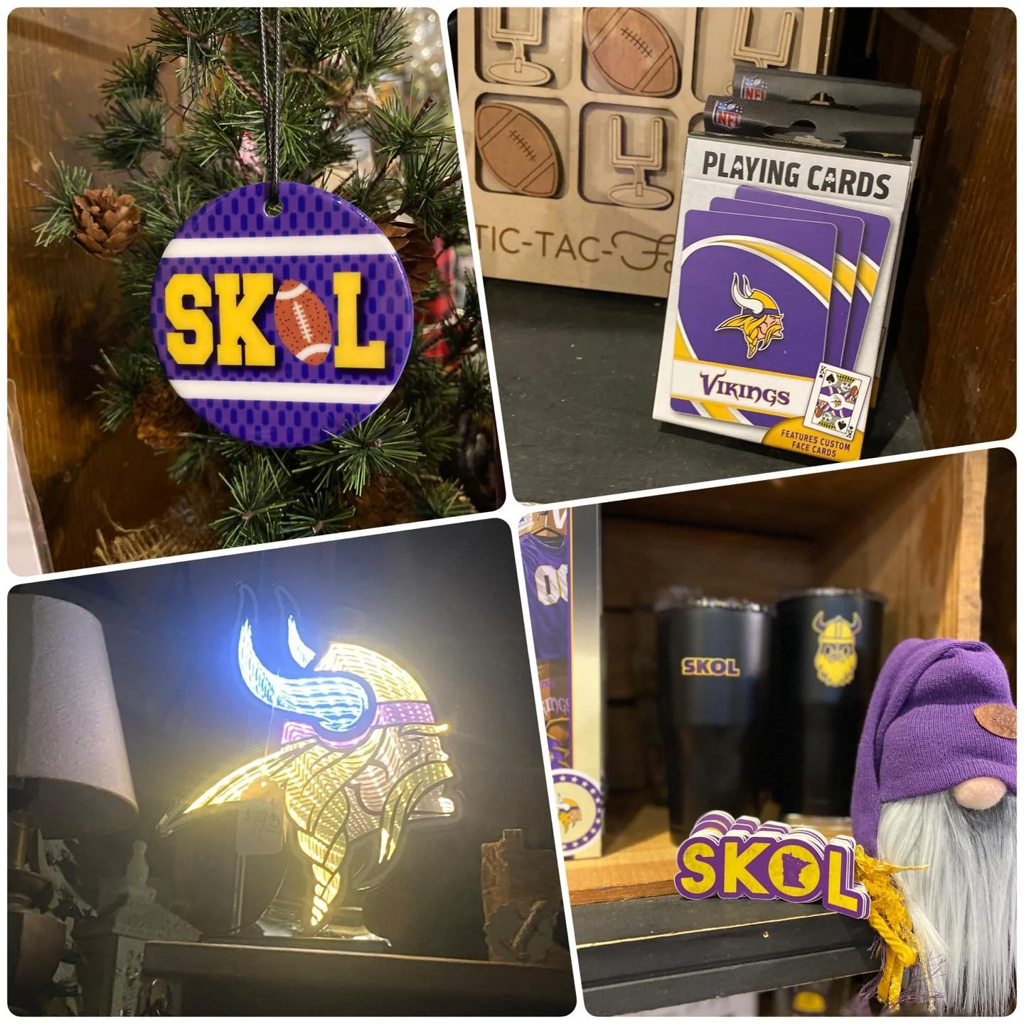 Yep it’s Thursday - an unusual day for a Vikings game, and a little  unusual as finding this neon light here in The Barn! 
S K O L 🏈  S K O L 🏈  S K O L 🏈
#FoundItInTheBarn #shoplocalmn #shoplocal #mnvikings #vikingsfootball🏈  #skolvikings