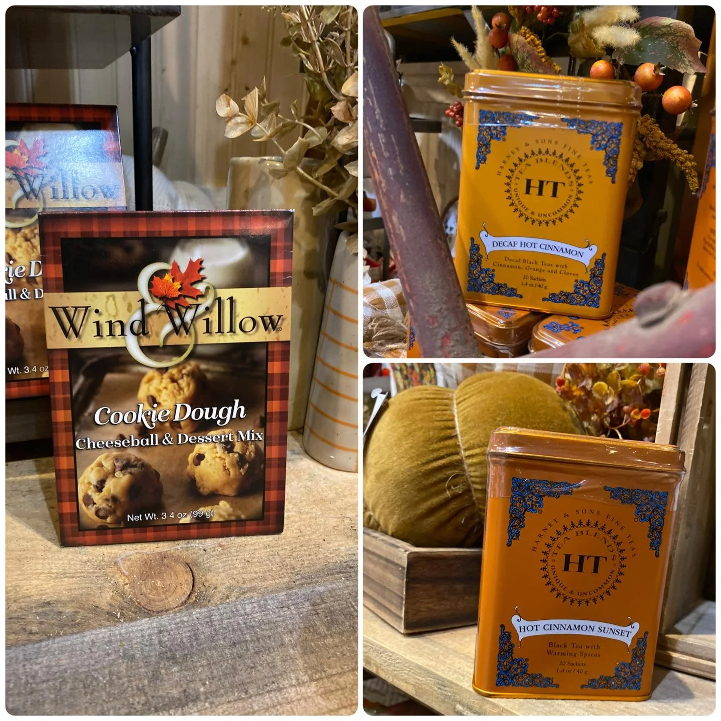 🍁✨ Cozy Season Starts at The Barn ✨🍁
Whether you’re hosting friends or curling up for a quiet night in, we’ve got all the cozy essentials that make fall feel just right.
☕ Warm up with a cup of Hot Cinnamon Sunset Tea — spicy, s