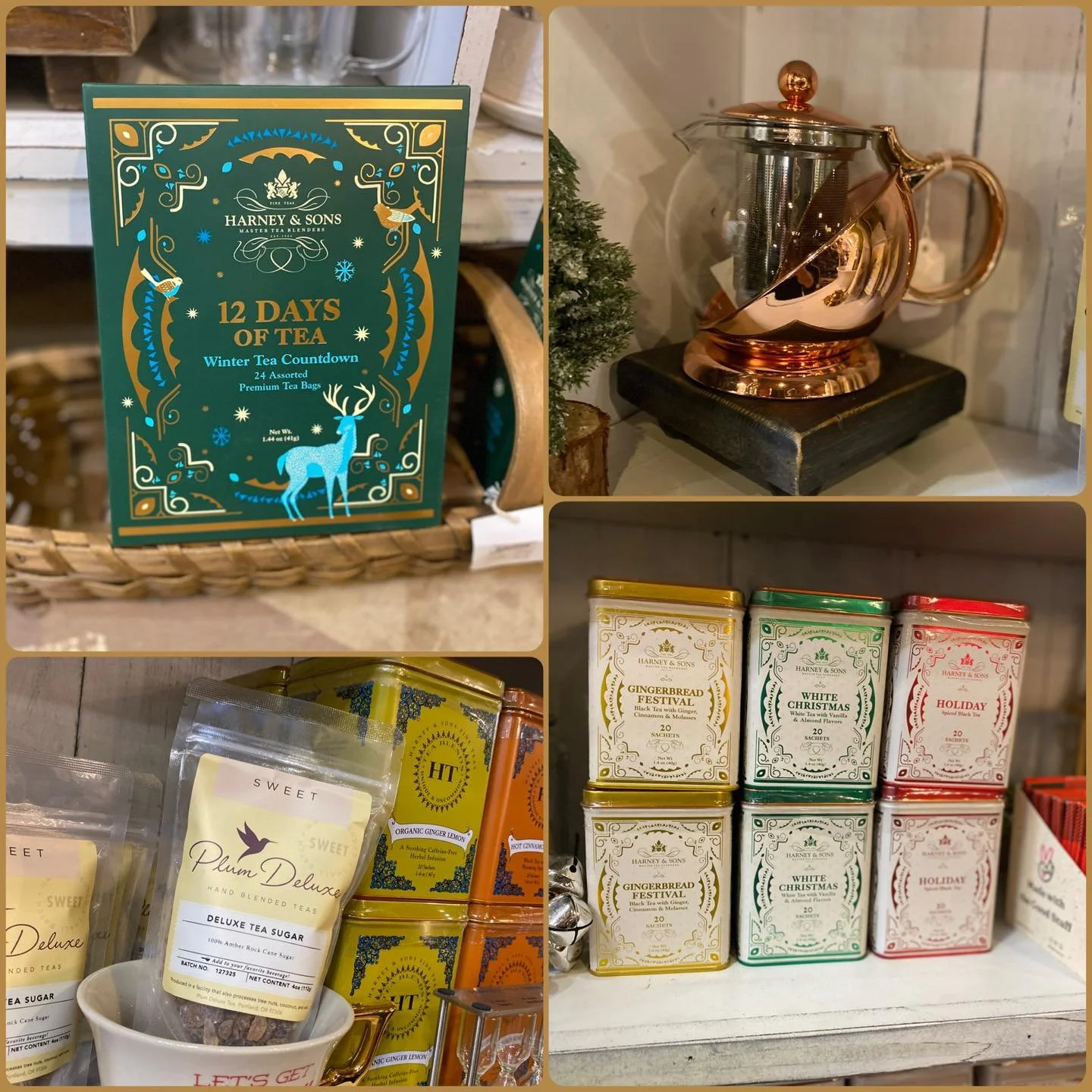 From the 12 Days of Tea countdown to festive blends like White Christmas, Gingerbread Festival, and Holiday, these tins make gifting feel thoughtful and effortless. Pair them with a gorgeous copper teapot or a little deluxe tea sugar, and you&rsquo;v