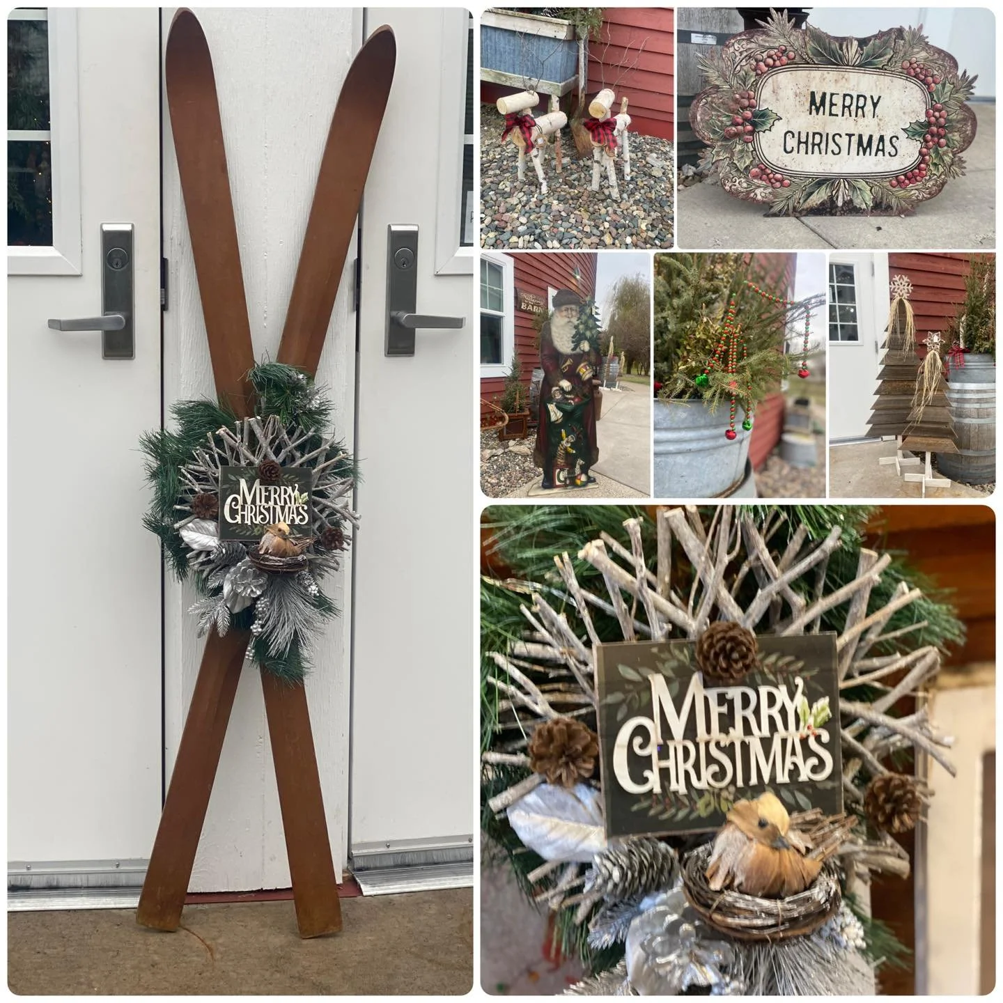 Porch Decor - Unique, Vintage, Artisan Made, Statement, Handcrafted, ❤️ Round Barn Trading Company 

Barn Hours:
Monday-Saturday 10-5pm
Wednesday 10-7pm
Sunday 12-4pm