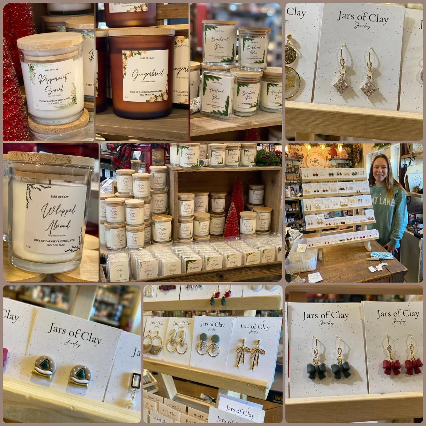 ✨A fresh collection from Jars of Clay has arrived, filling The Barn with the warmth of seasonal candle scents and the quiet beauty of her handcrafted earrings. ✨ We&rsquo;re starting to think Leah has some sort of super power!? 

There&rsquo;s a gent