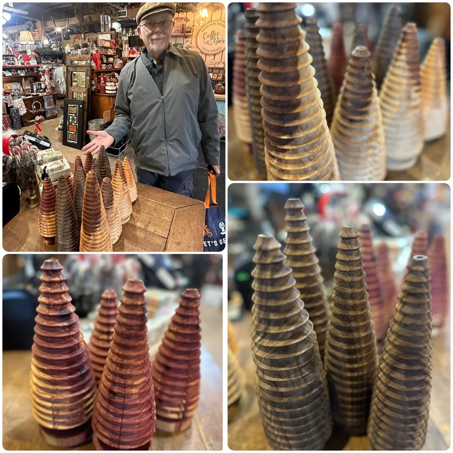 RESTOCK! 🤎 Mr. Doug used a variety of trees from Coon Rapids, Oak Grove and Champlin! 

Thanksgiving Week Hours: 
Sunday 12pm-4pm 
Monday &amp; Tuesday 10am-5pm 
Wednesday 10am-7pm 
Closed Thanksgiving 🦃
Black Friday 10am-5pm 
Small Business Saturd