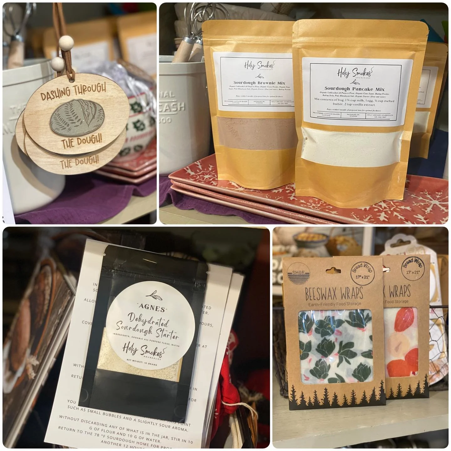 NEW Sourdough items have arrived! 🎁 

Thanksgiving Week Barn Hours: 
Monday- Tuesday 10am-5pm
Wednesday 10am-7pm
Closed Thanksgiving 
Black Friday 10am-5pm
Small Business Saturday 9am-5pm 
Sunday 12pm-4pm