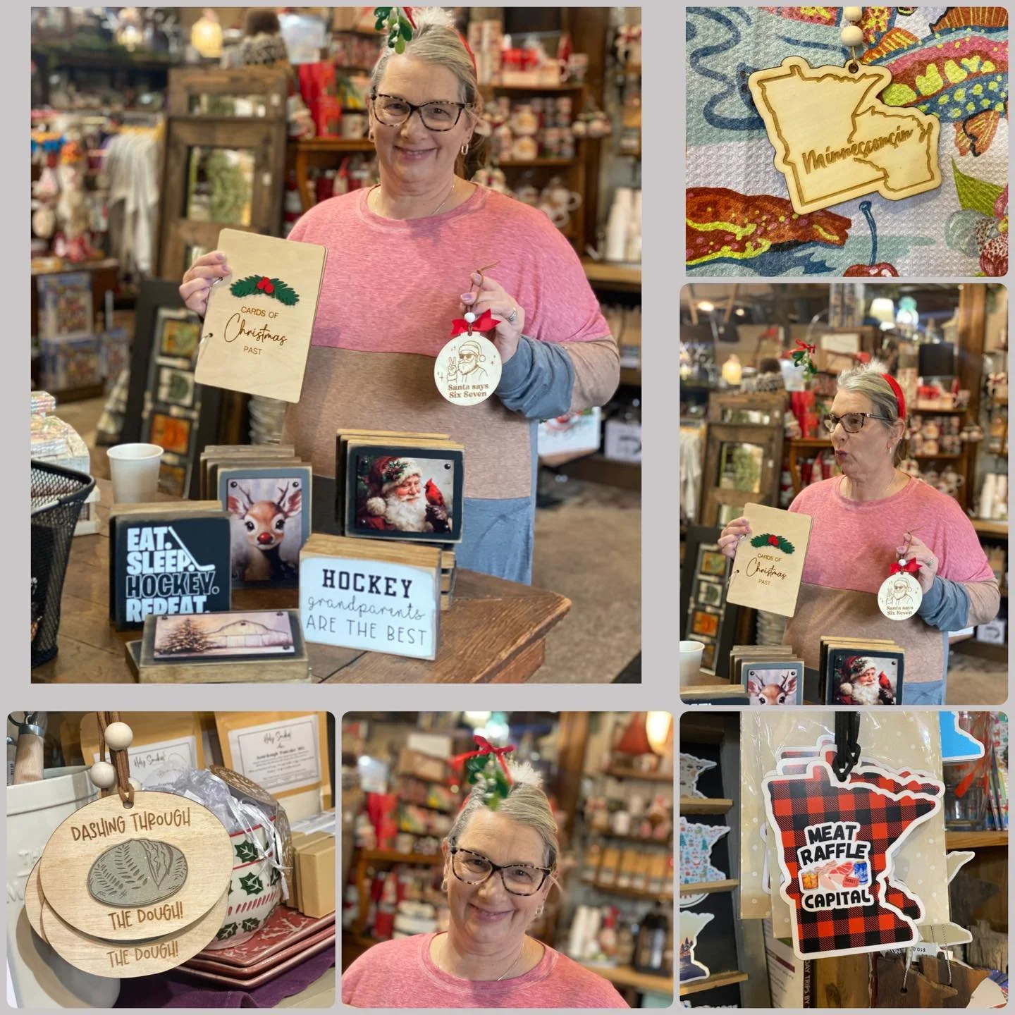 🌟 Our In-House Gift, Giggle-Starter &amp; Holiday Supermodel 🌟

If you&rsquo;ve ever shopped The Barn and walked out smiling&hellip; there&rsquo;s a good chance Lynn had something to do with it.

She creates some of our most-loved gifts and d&eacut