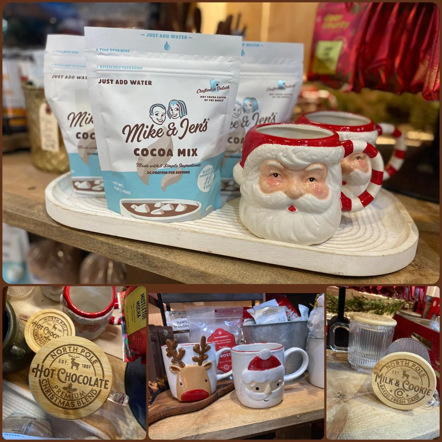 ✅ Made-in-Minnesota hot cocoa &ndash; because supporting local and staying warm is a personality trait
✅ Mugs that are SO stinking festive &ndash; Santa, reindeer, and full holiday cheer included
✅ Minnesota cold weather &ndash; already handled (than
